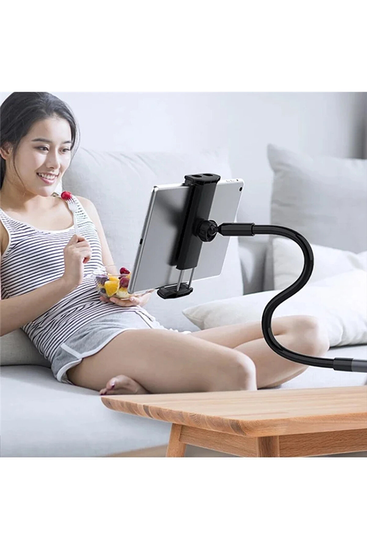 Ally Ayarlanabi̇li̇r 360 Derece Masa Üstü Tablet Telefon Tutucu-(1903) - Dropx4189-9039