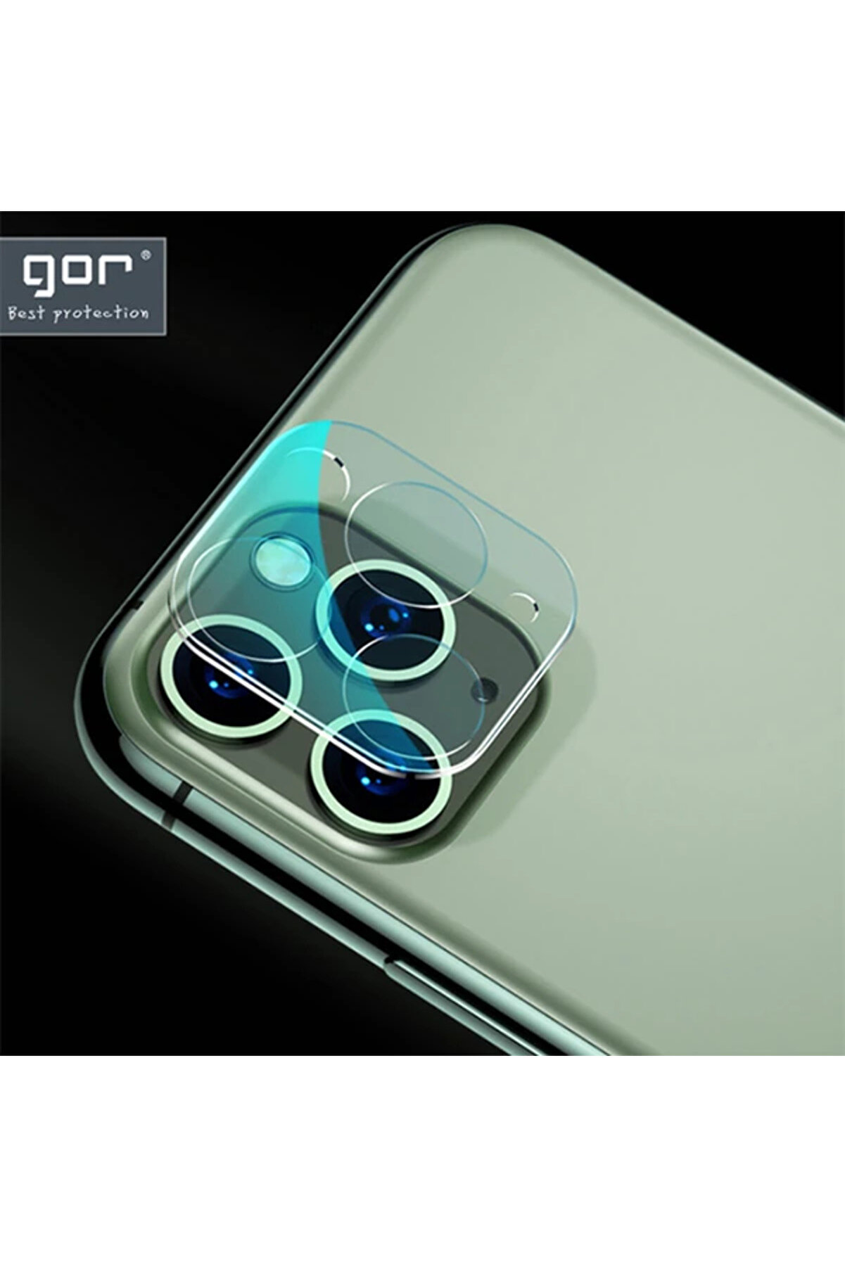 Gor İphone 11 Pro/ 11 Pro Max Tempered Kamera Koruma Cam 2Adet Set-(1903) - Dropx3018-3679