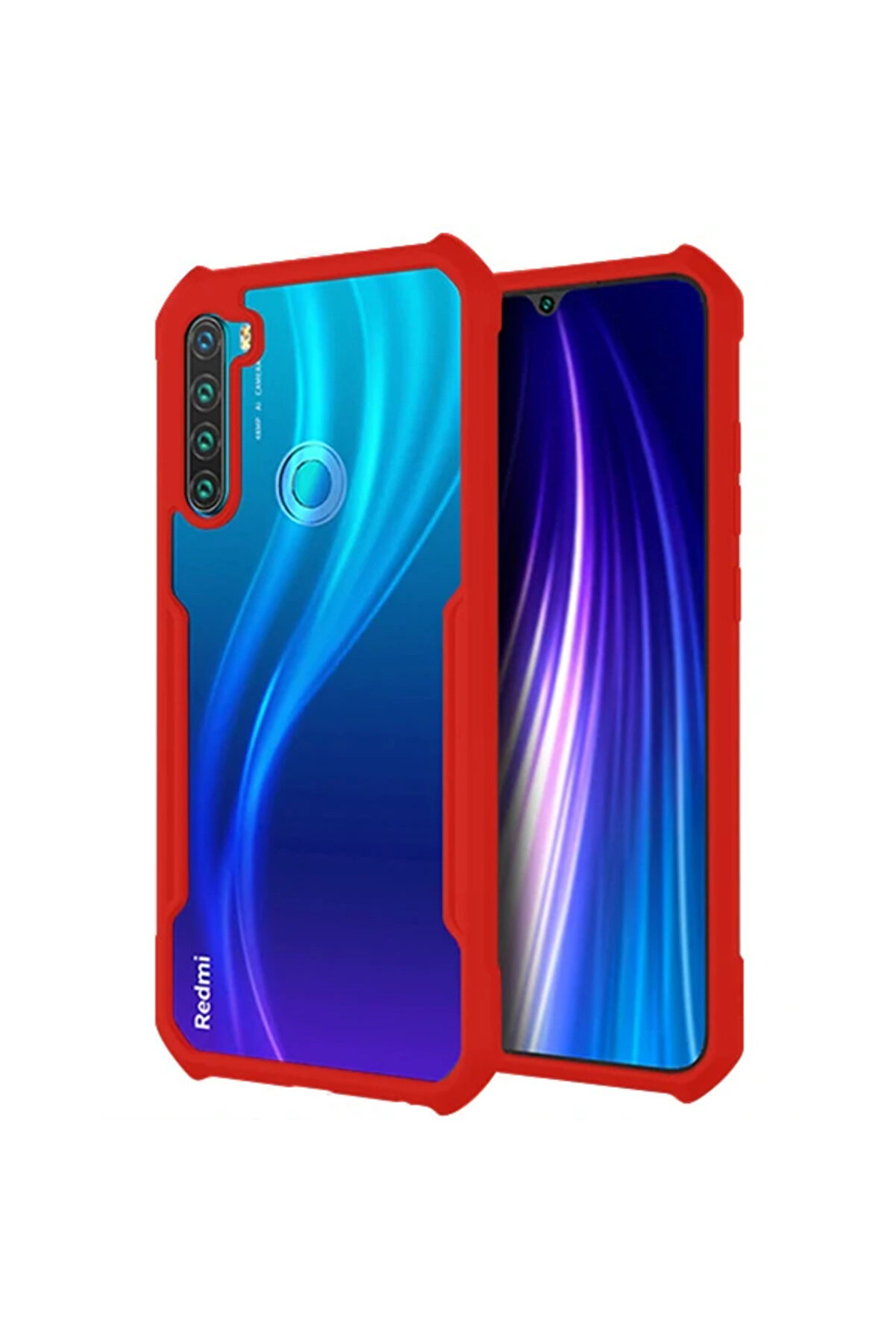 Xi̇aomi̇ Redmi̇ Note 8T Shok Absorpti̇on Pc+Tpu Darbe Emi̇ci̇ Kılıf-(1903) - Dropx6920-3771