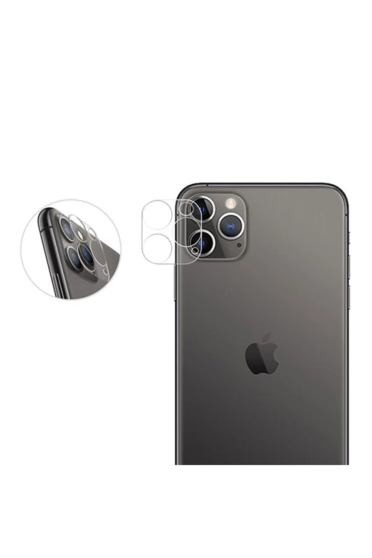 İphone 12 6.1 Pro Full Tempered Kamera Koruyucu Kırılmaz Cam-(5775) - Gms9915-7252