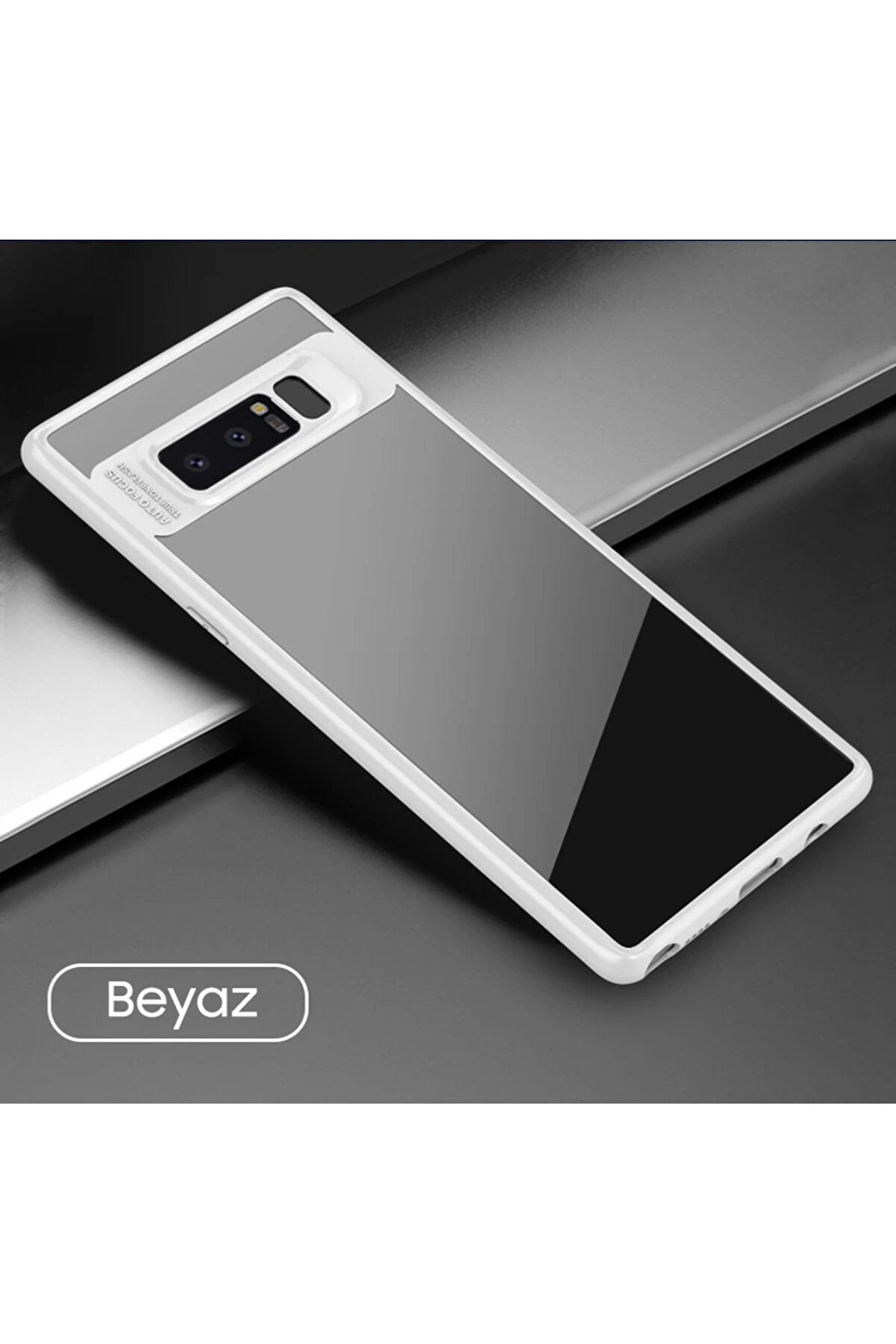 Ally Galaxy Note 8 Darbeya Dayanıklı Şeffaf Si̇li̇kon Kılıf-(1903) - Dropx7391-1585