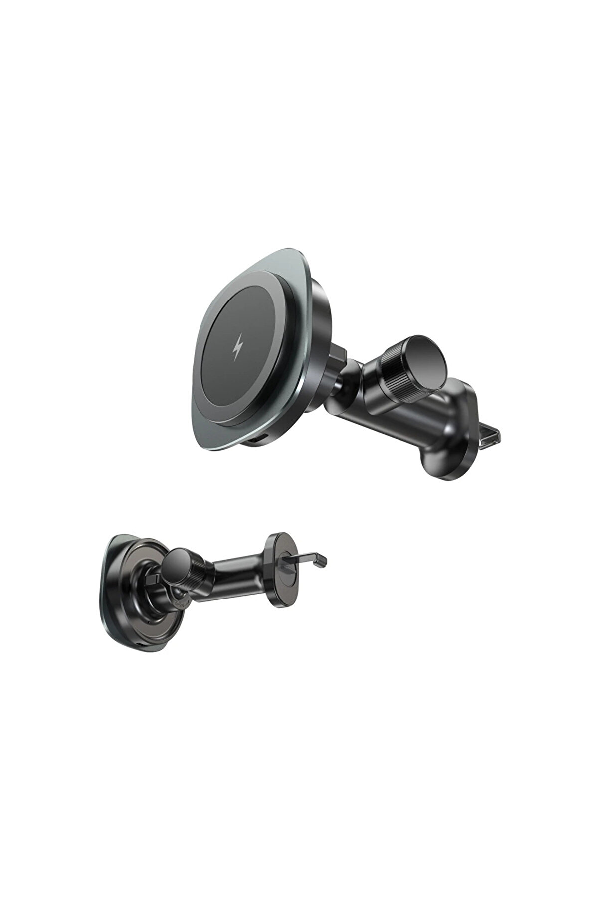 Qı-206 Magsafe Uyumlu Araç Içi̇ 15W Kablosuz Hızlı Şarj Telefon Tutucu- - Dropx7295-8681