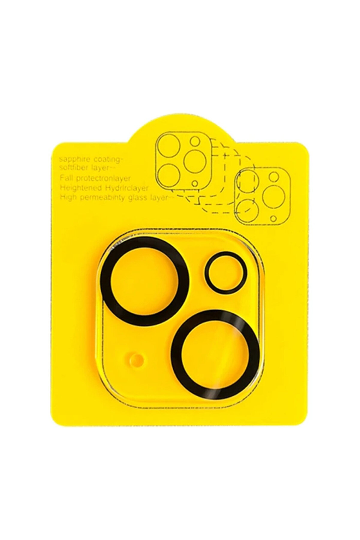 Ally İphone 15-15 Plus Full Tempered Kamera Lens Koruma Camı-(1903) - Dropx5139-9487