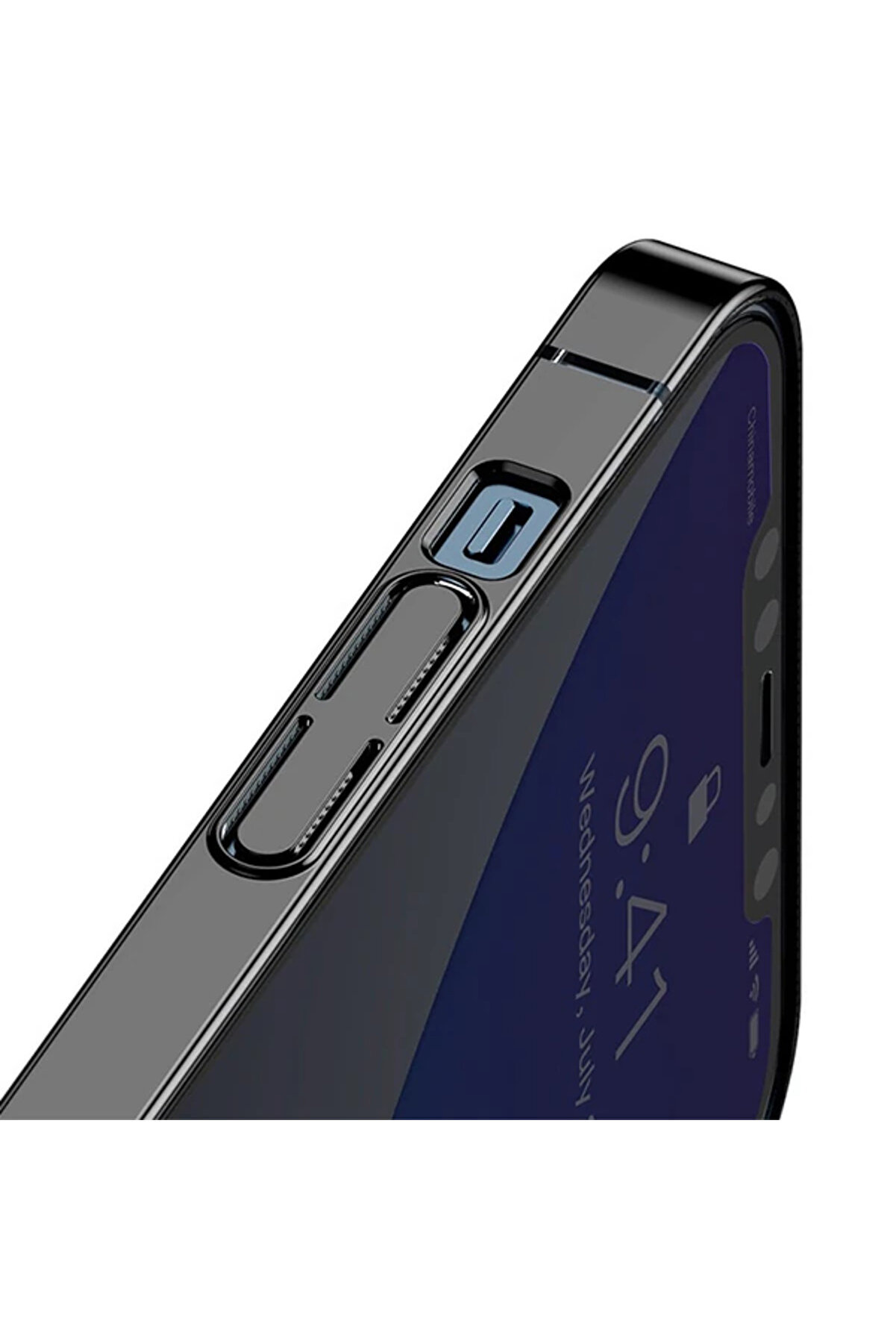 Gli̇tter Case İphone 12 Mi̇ni̇ 5.4 Şeffaf Lüx Si̇li̇kon Kılıf Soft Tpu Kılıf-( - Dropx5952-6035