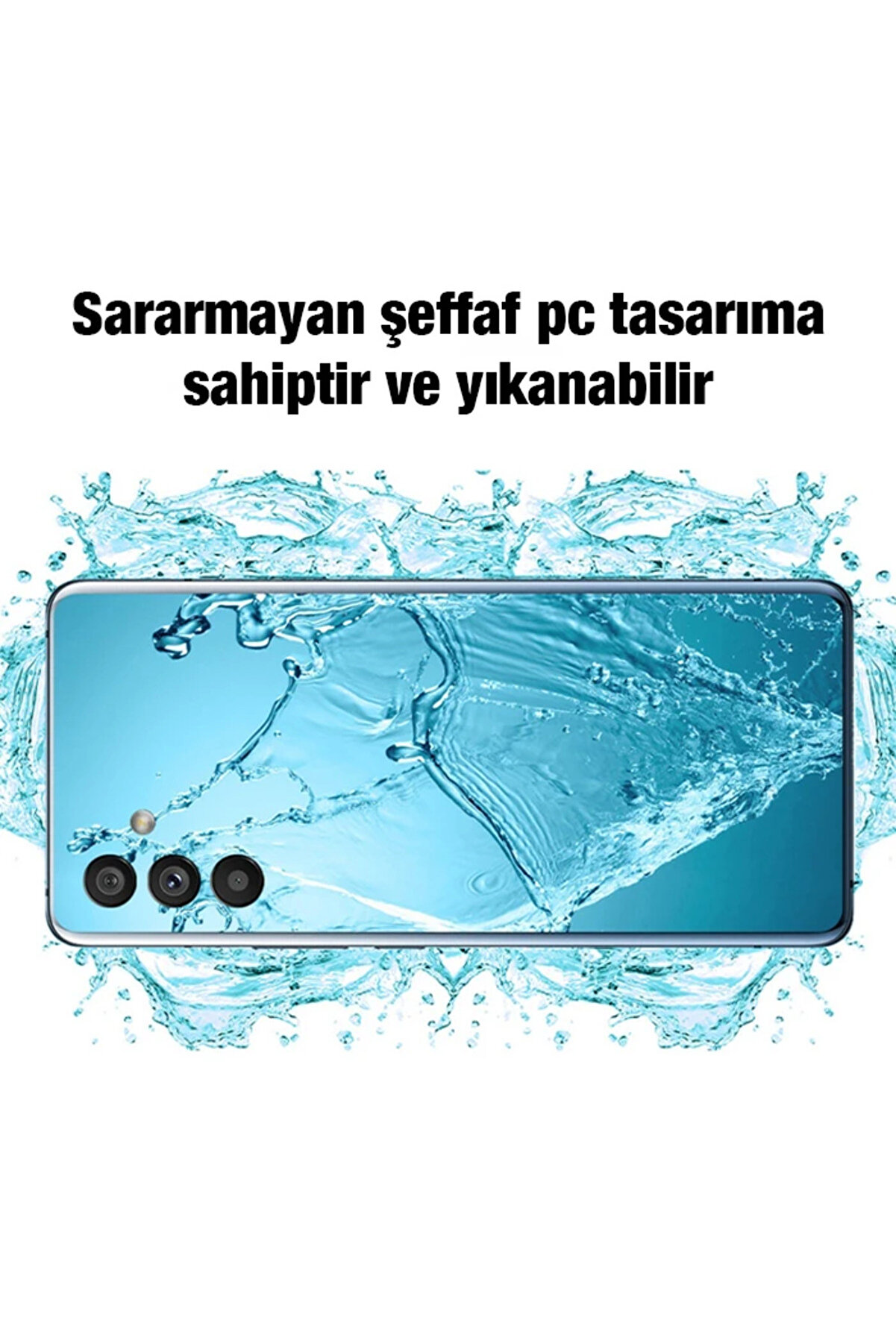 Ally Sm Galaxy A13 5G Kılıf Kamera Korumalı Ultra İnce Şeffaf Si̇li̇kon-(1903 - Dropx4261-6432