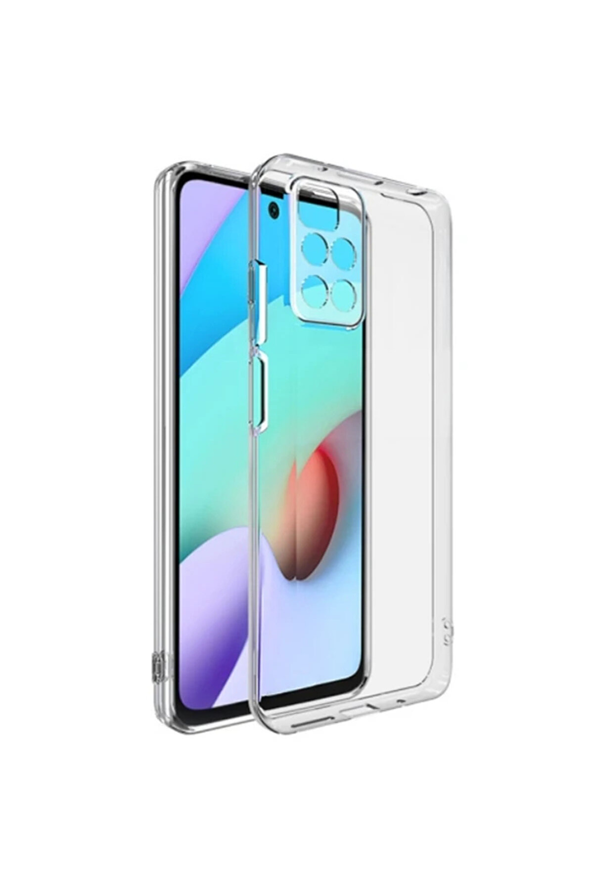 gizmurstore Xiaomi Redmi Note 10 POCO M3 Pro Kamera Korumalı Shockproof Silikon Kılıf-(5775) - GMS6348-1723