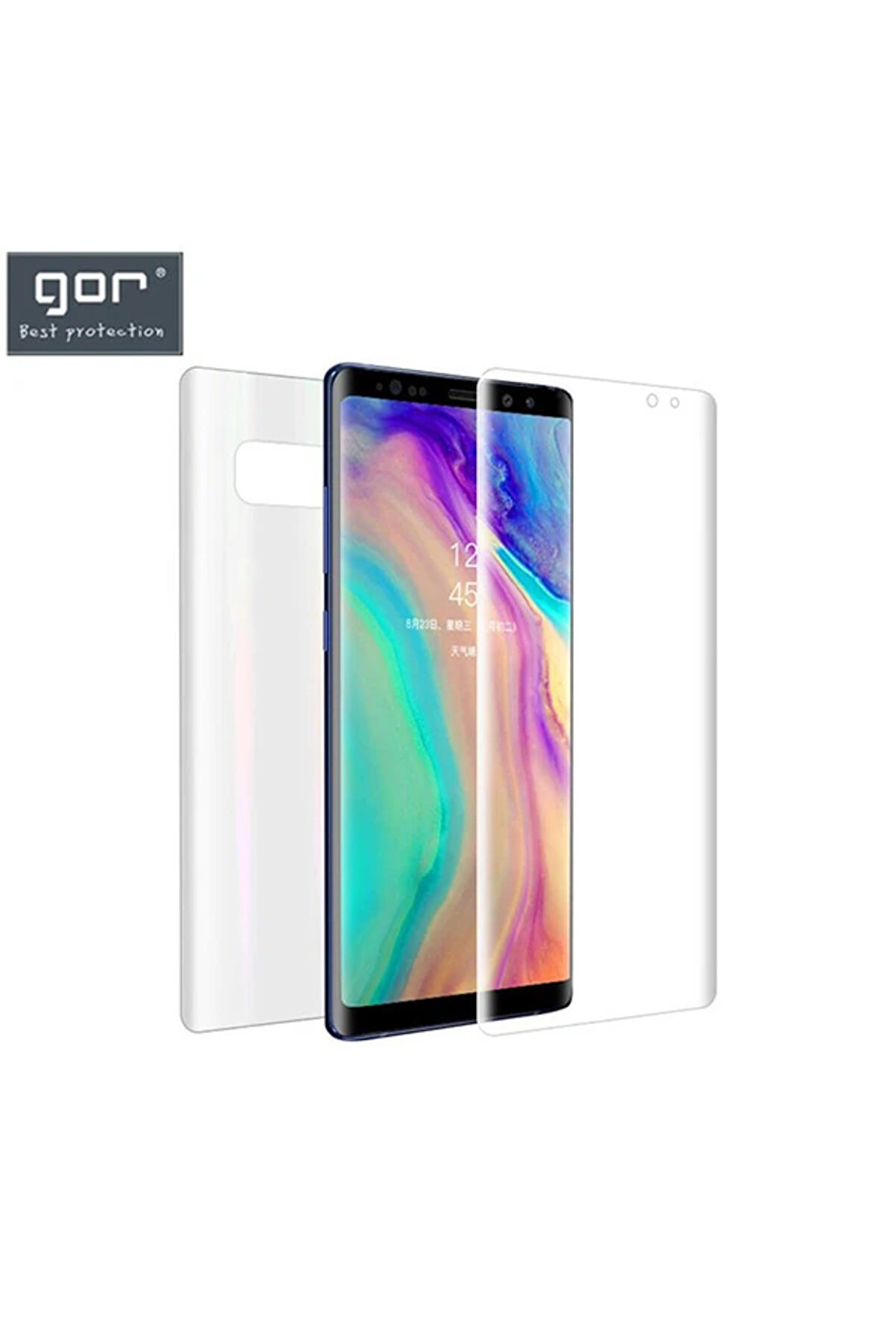Gor Sm Galaxy S10 3D Kavi̇sli̇ Darbe Emi̇ci̇ Full Ekran Koruyucu 2 Adet Set-(1903) - Ckpg4431-2296