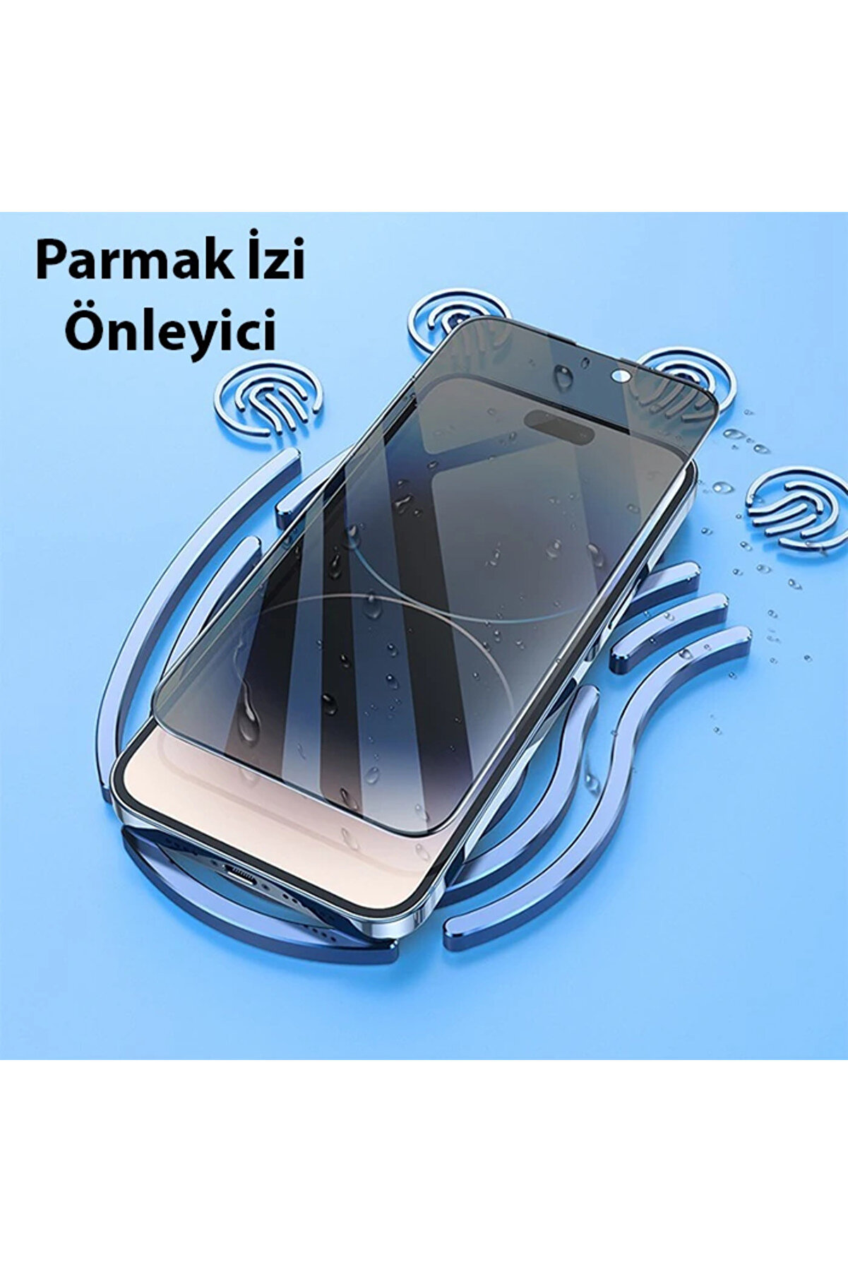 Hoco İphone 14 Pro Prıvacy Seri̇si̇ Hayalet Full Koruma Cam Ekran Koruyucu-(5775) - Gms5381-6010