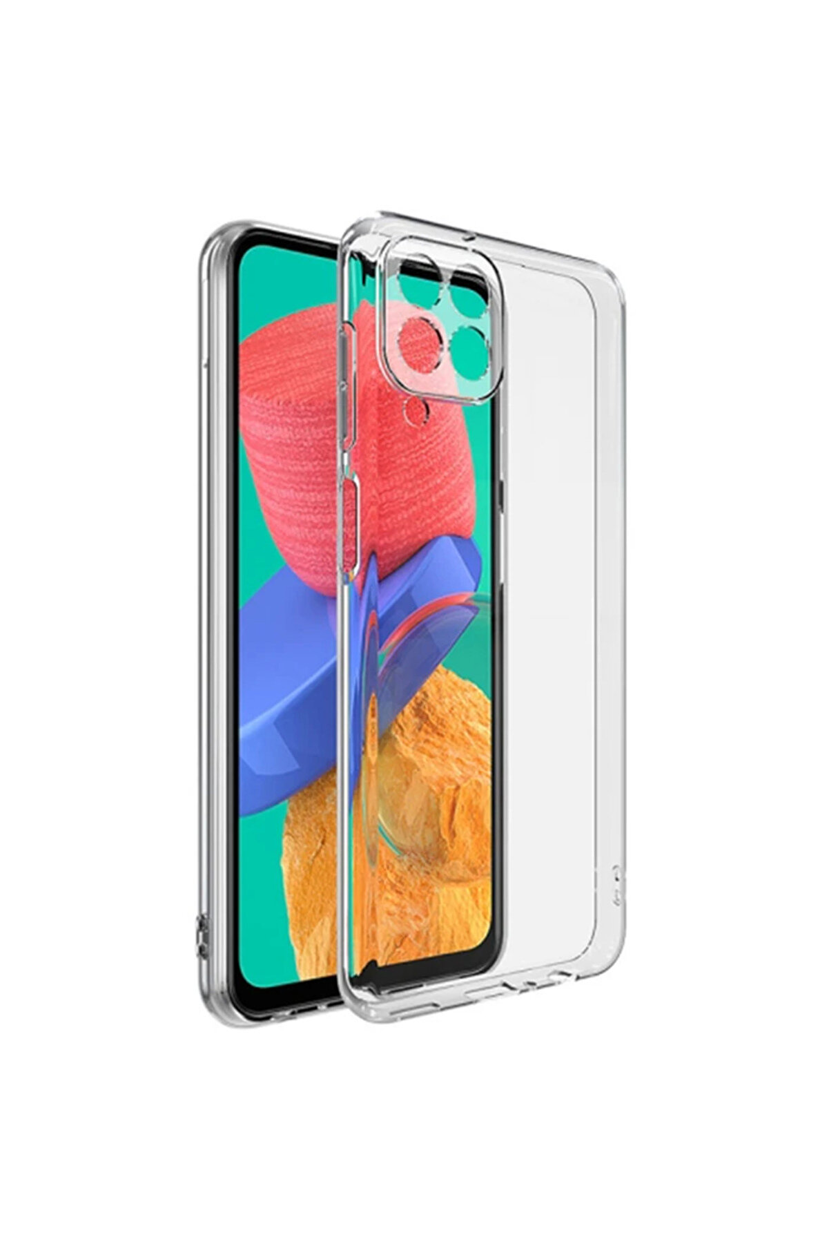 gizmurstore Ally SM Galaxy M33 5G (SM-M336B) Kılıf Kamera Korumalı Ultra İnce Şeffaf Kılı - GMS9345-8164