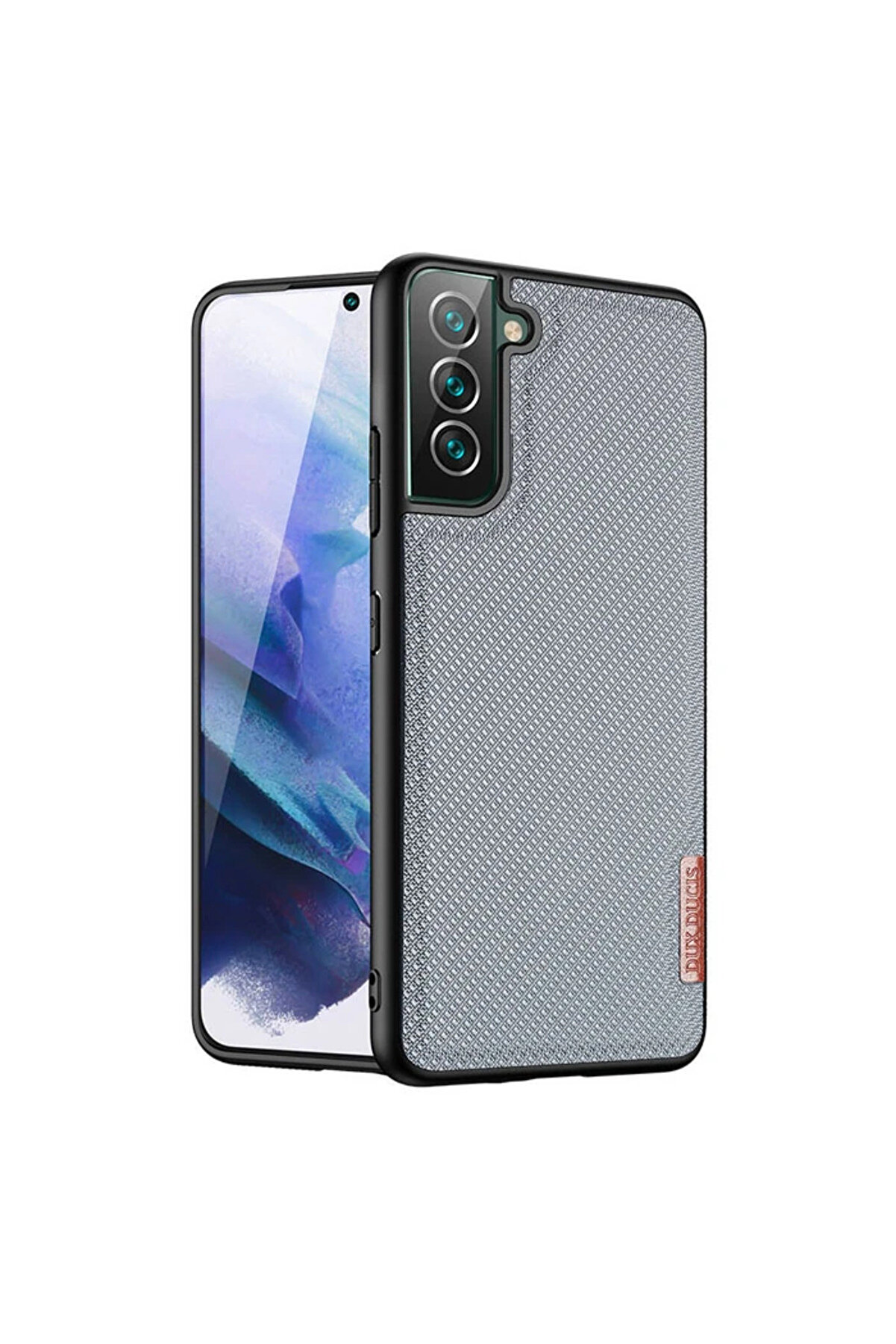 CepteToptan Dux Ducis Fino Serisi Samsung Galaxy S22 Plus Kılıf Premium Dokuma Silikon Kı - DROPX8101-7437