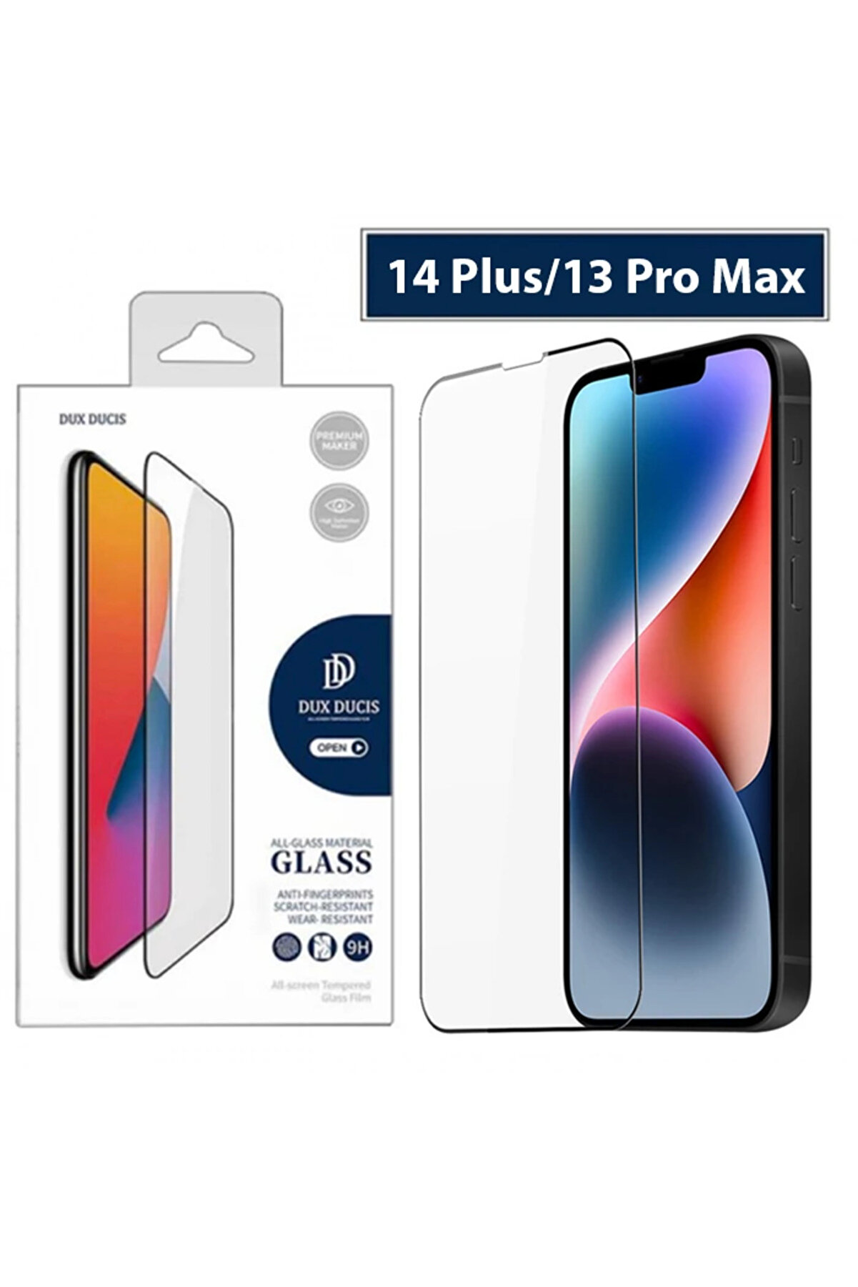 gizmurstore Dux Ducis iPhone 14 Plus/13 Pro Max 6.7 Full Kaplama Cam Ekran Koruyucu-(5775) - GMS2650-5285
