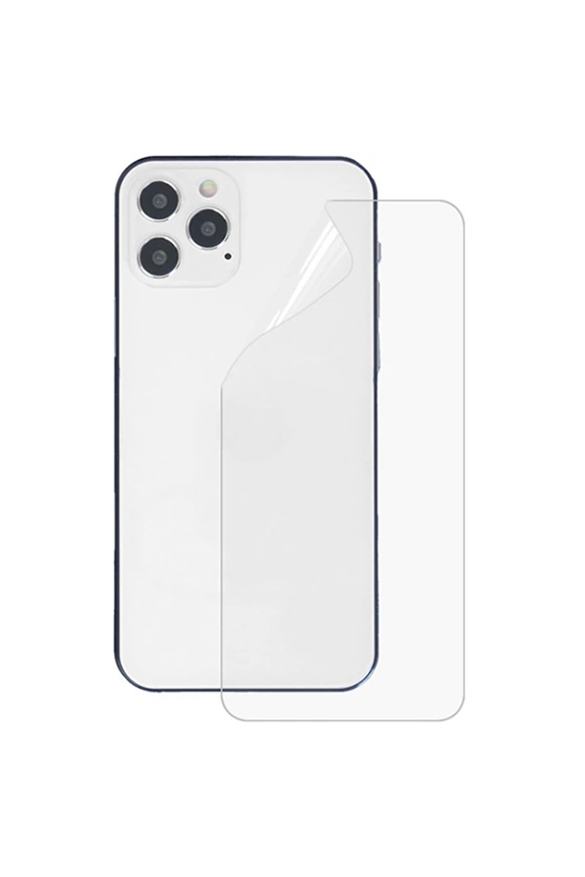 gizmurstore İPhone 12 Pro 6.1 Membran Nano Hidrojel Film Arka Koruyucu hayalet Arka Koruyucu-(5 - GMS4678-3143