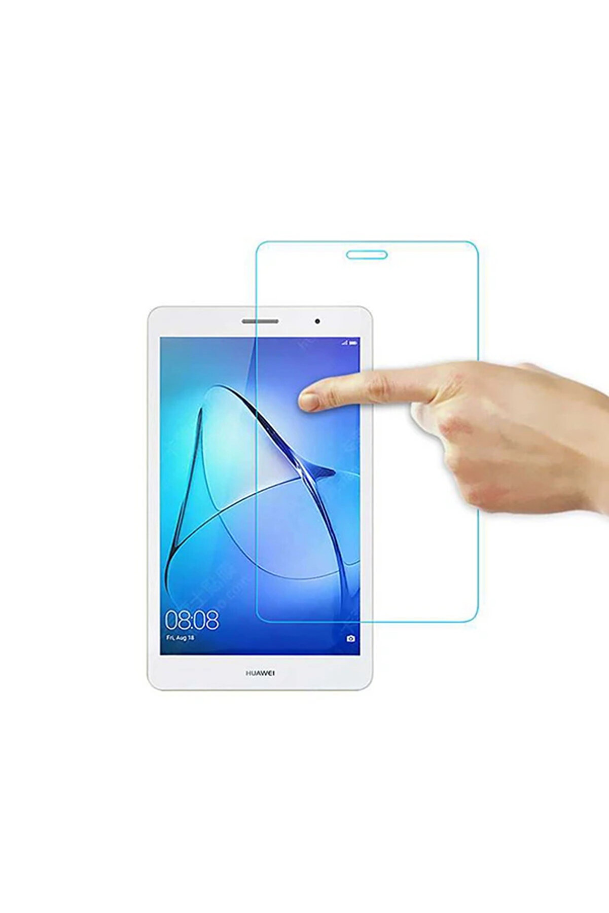Huawei̇ Medi̇apad T3 7.0 3G Bg2-U01 Kırılmaz Cam Ekran Koruyucu-(1903) - Dropx2449-5019