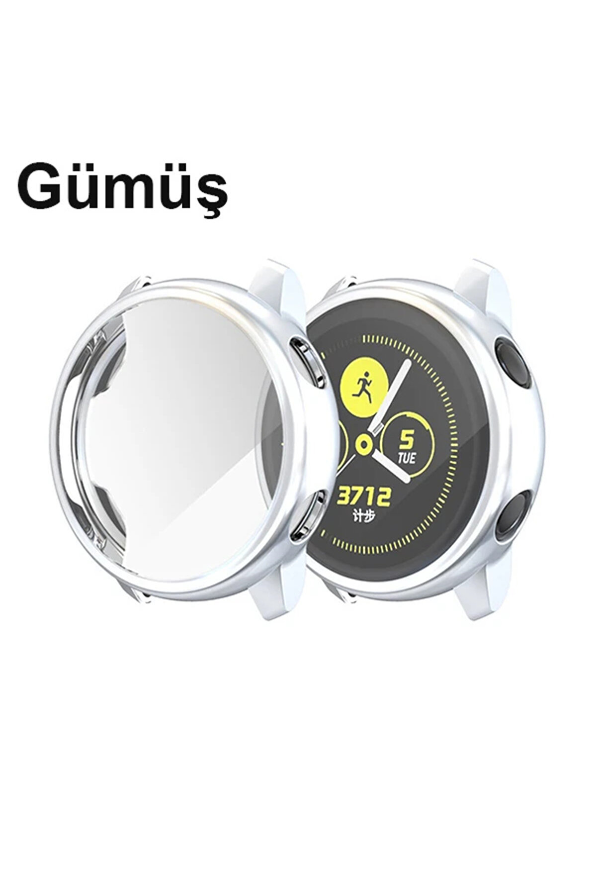 Ally Samsung Galaxy Watch Acti̇ve Sli̇m 360 Koruma Si̇li̇kon Kılıf-(1903) - Dropx6765-7504
