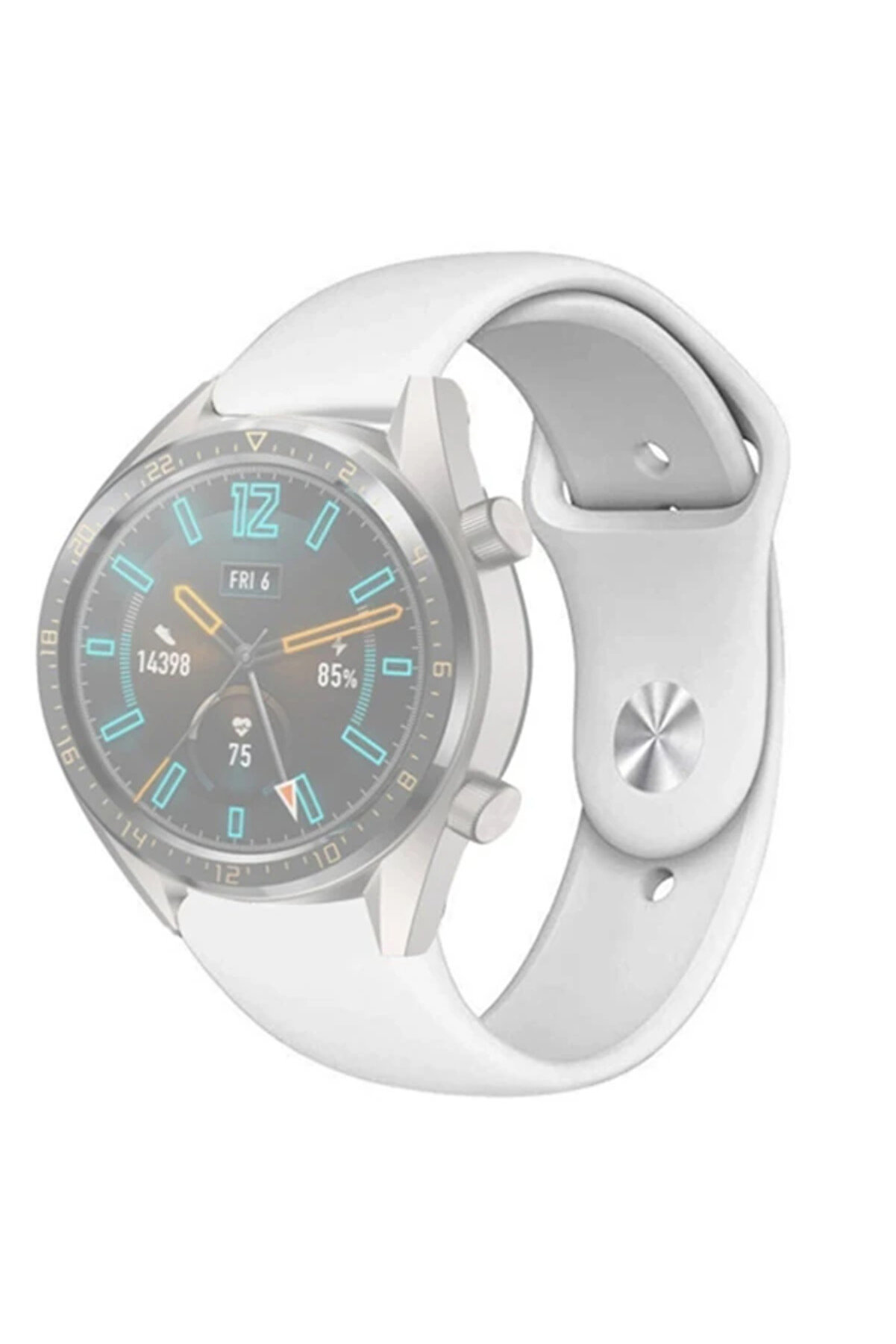 CepteToptan 22MM Silikon Kayış Kordon Gear S3 Watch 4 -GT2 GT2E 46MM KayışKordon Watch A - DROPX9006-7504