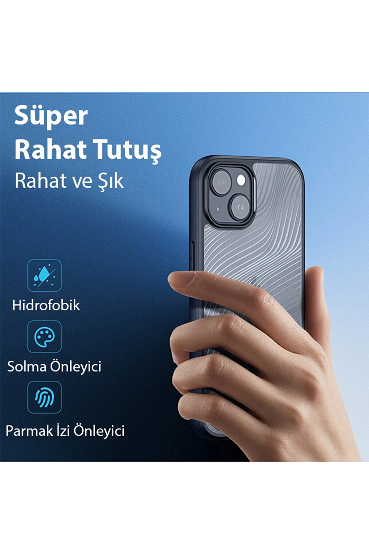 Dux Duci̇s İphone 15 Plus Ai̇mo Seri̇es Premi̇um Buzlu Sert Pc-Tpu Kılıf-(5775) - Gms7070-5951