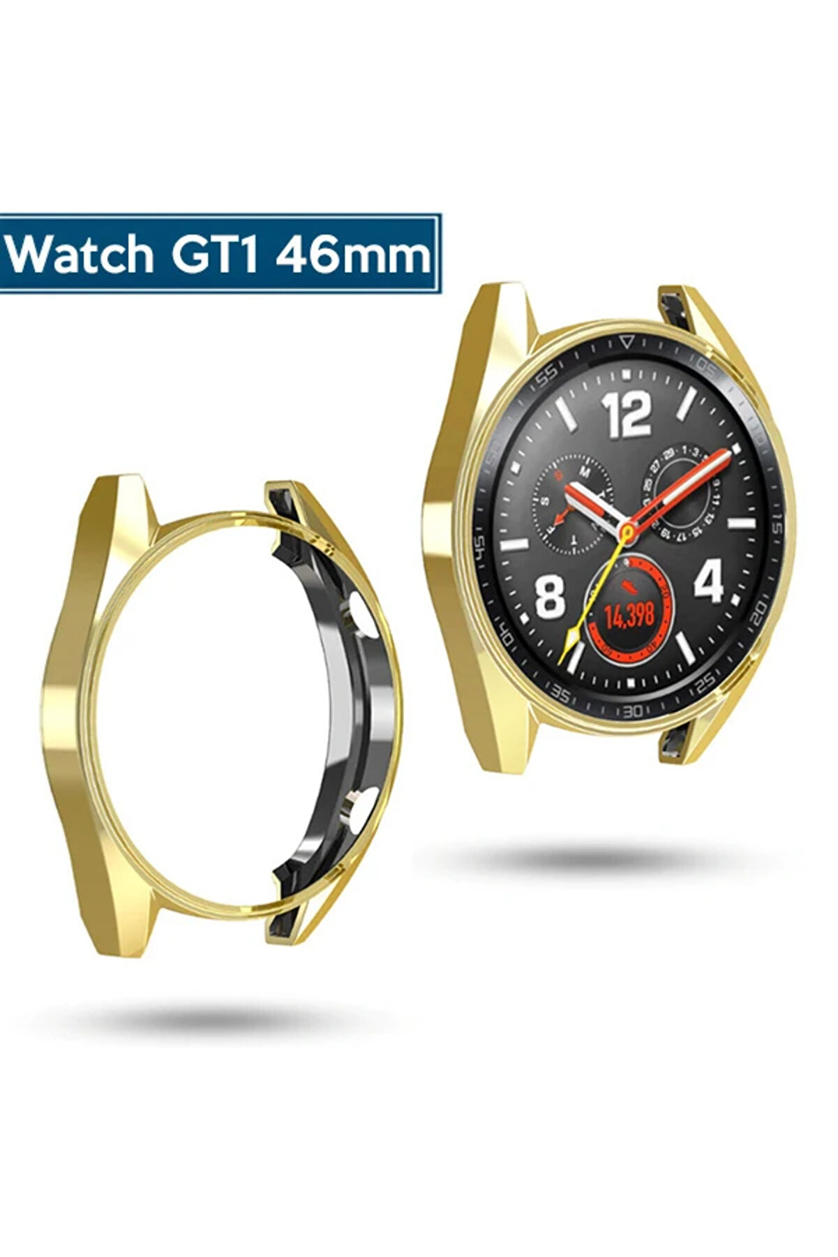 Huawei̇ Watch Gt1 46Mm Bumper Koruyucu Si̇li̇kon Kılıf-(1903) - Dropx9367-7762