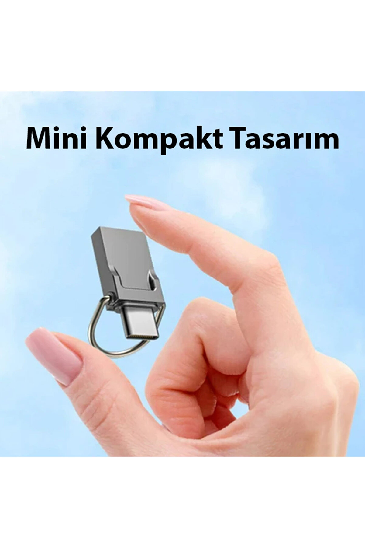 Ally 64Gb Type-C Usb Uyumlu Otg Flash Bellek - Usb 2.0 100Mb/S Flash Di̇sk-(5775) - Tms7217-9935