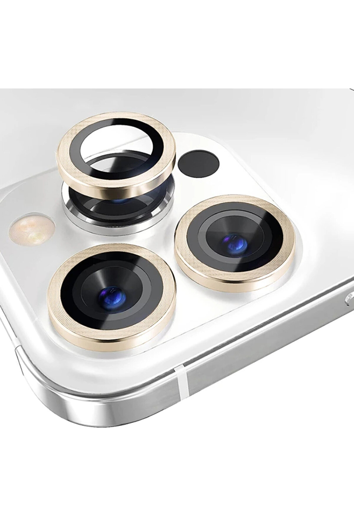 Ally İphone 15 Pro/15 Pro Max Kamera Lens Koruma Camı-(5775) - Gms5180-2709