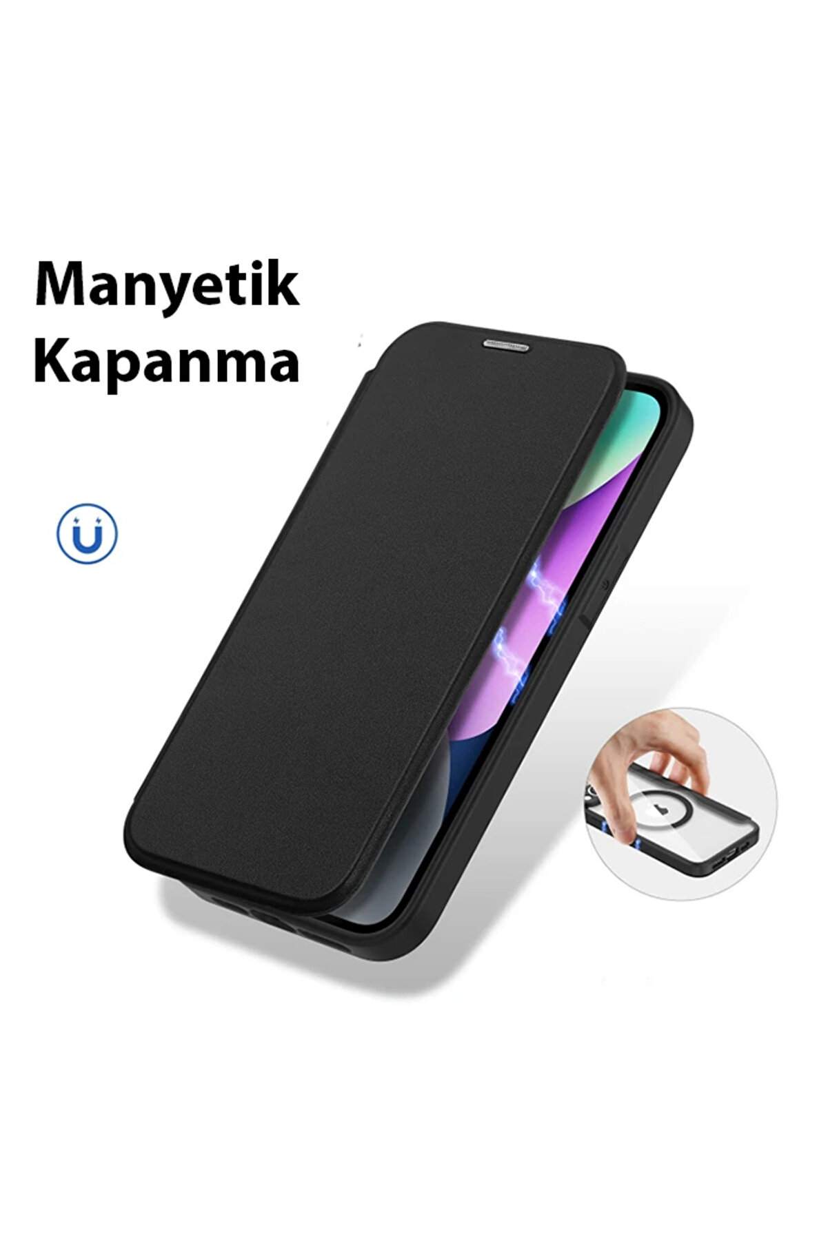 Dux Duci̇s İphone 14 6.1 Kılıf Ski̇n X Pro Seri̇es Magsafe Kapaklı Kılıf Foli̇o Cas - Gms9600-1550