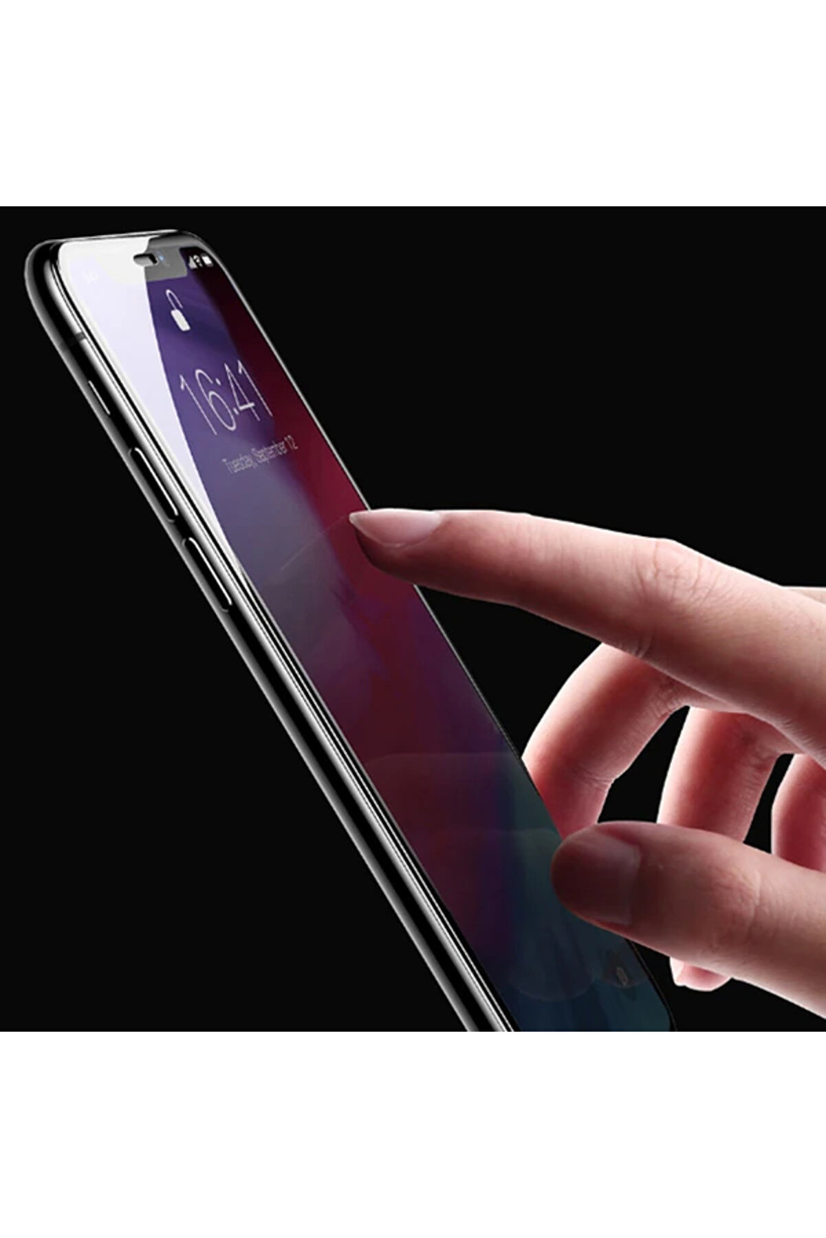 İphone 11 Pro 0.3Mm Ri̇gi̇d Edge Anti̇ Blue Li̇ght Kırılmaz Cam Koruyucu-(1903) - Dropx1304-8605