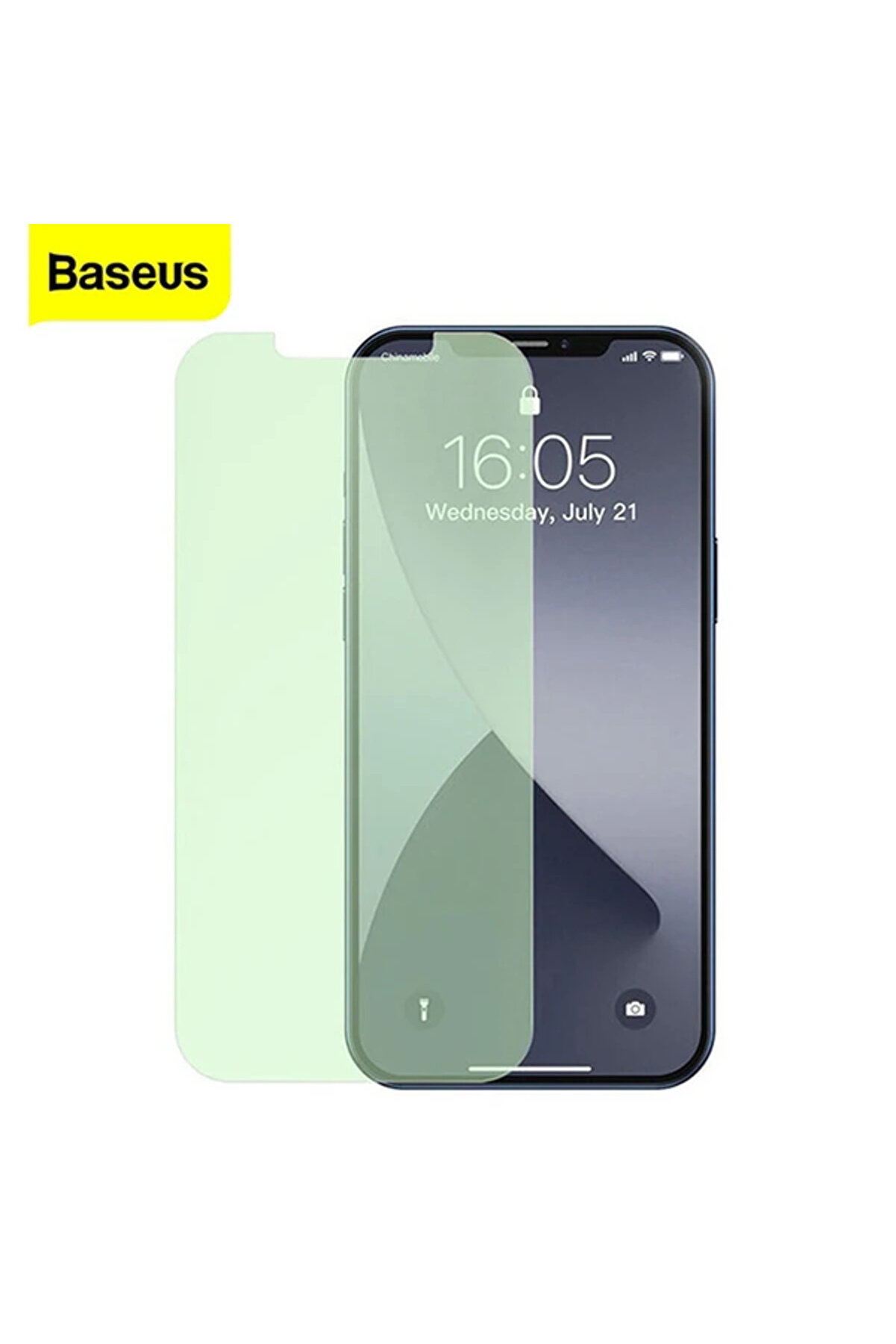 CepteToptan İPhone 12/ 12 Pro 6.1 0.30mm Full Tempered Cam Ekran Koruyucu 2Set Anti-Bluelig - DROPX1181-6806
