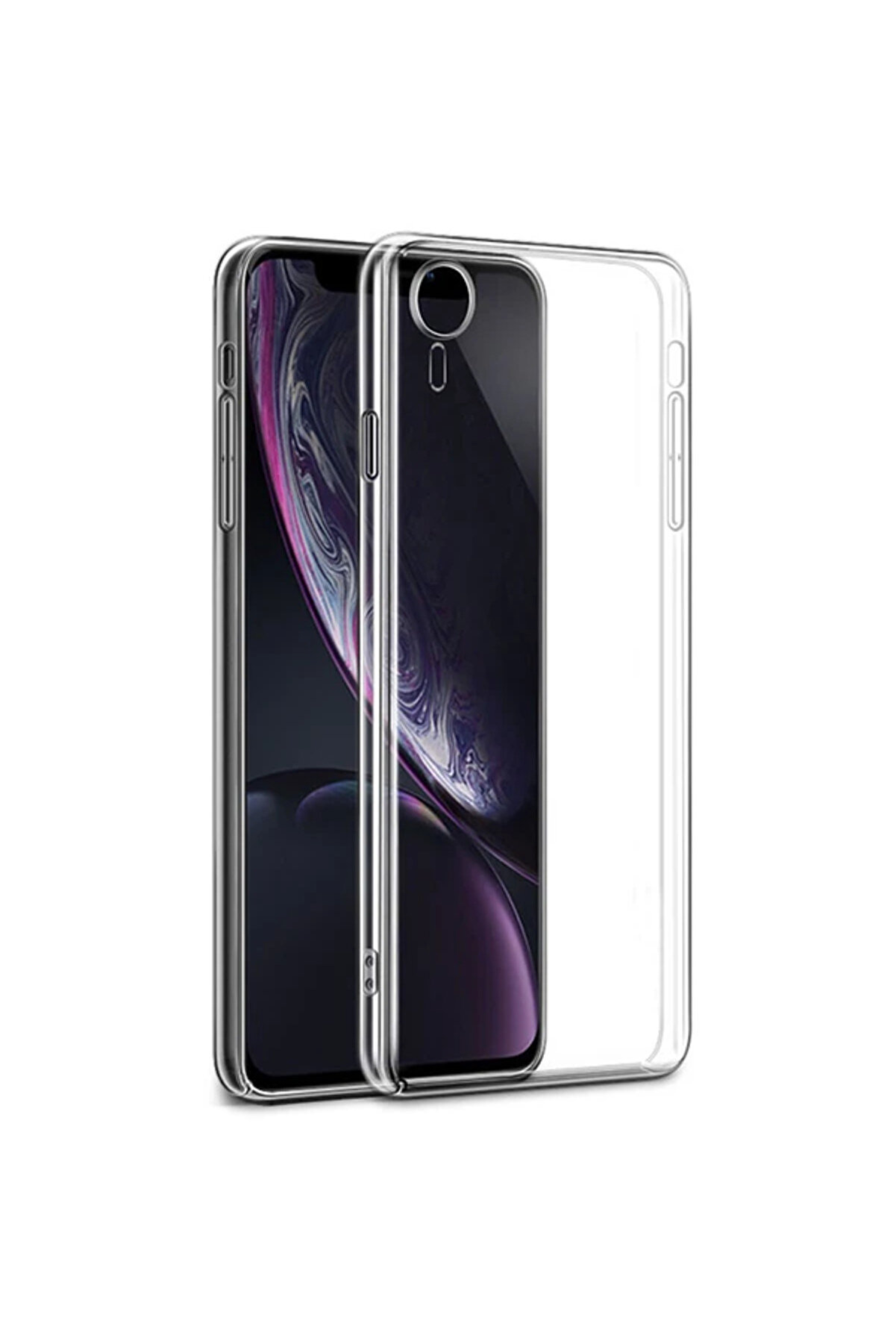 İsmiyle Al mrpurple İPhone Xr. 6.1 Kamera Korumalı Ultra Slim Soft Silikon Kılıf-(5775)