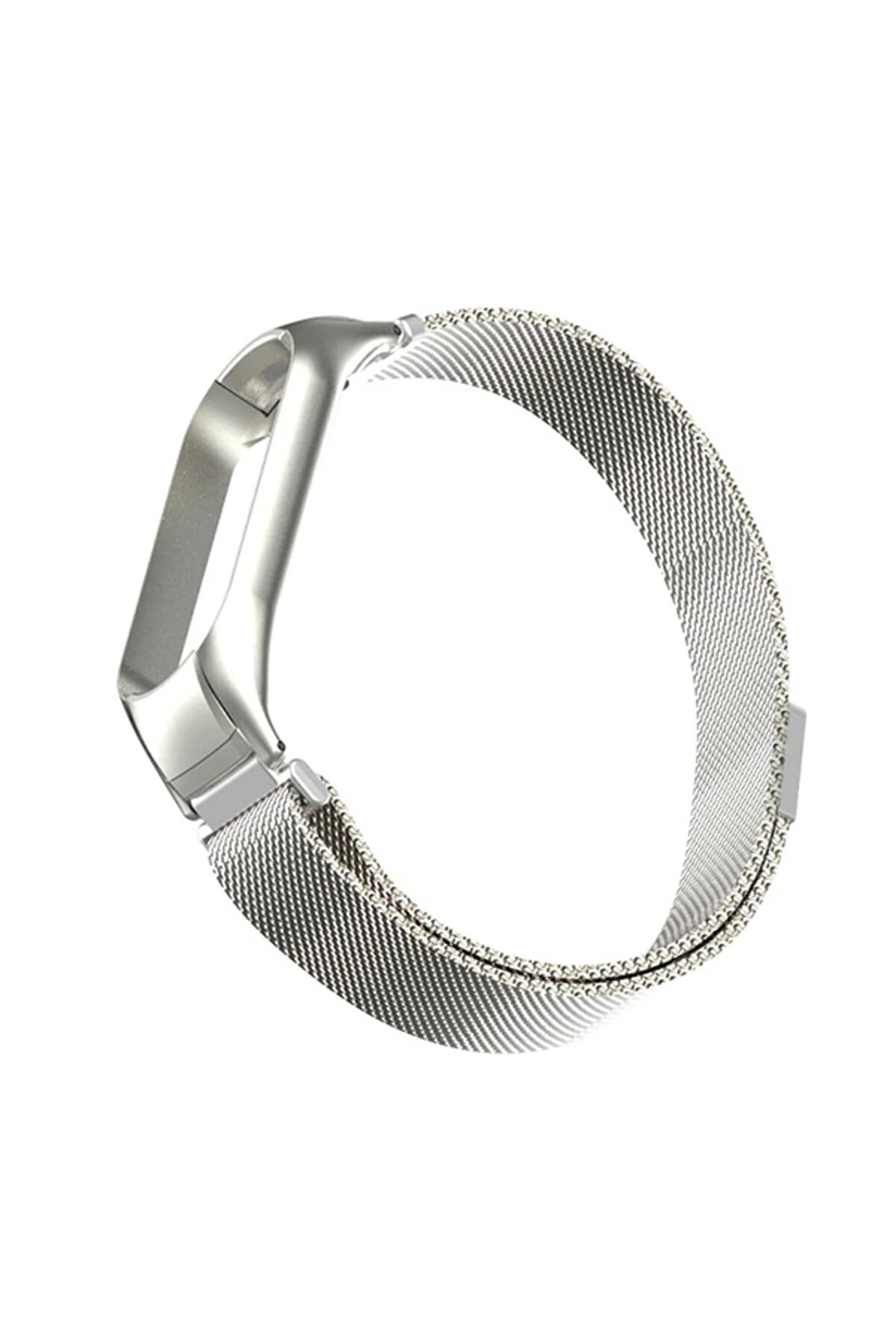 Xi̇aomi̇ Mi̇ Band 5 Metal Kayış Kordon Mi̇lano Loop-(1903) - Dropx7397-3961