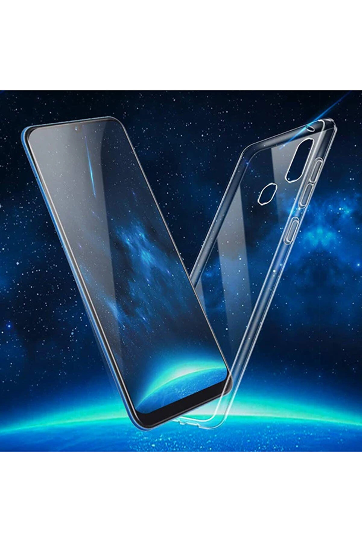 Ally Sm Galaxy A20/A30 Ultra Koruma Soft Şeffaf Si̇li̇kon Kılıf-(5775) - Gms2239-1575