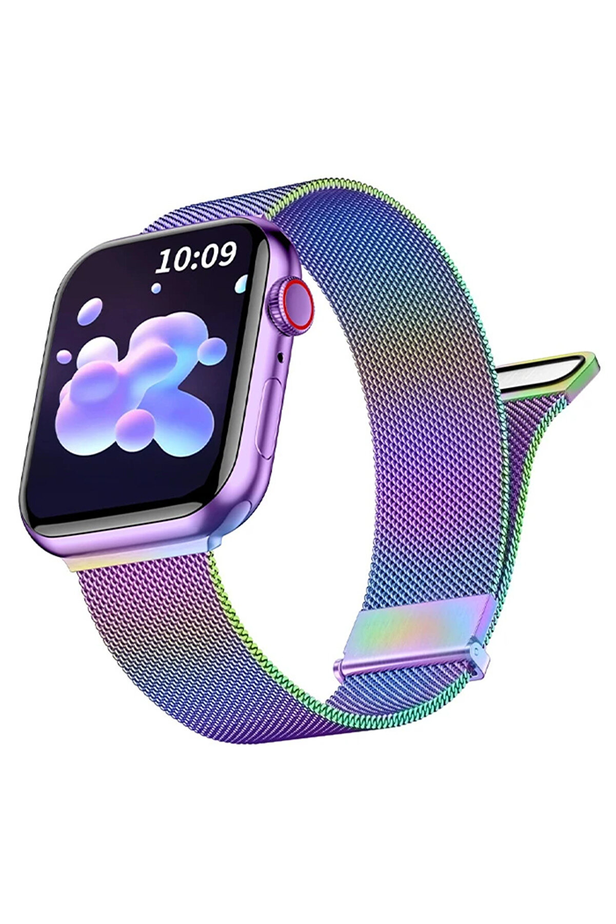 Ally Apple Watch 7-8 45Mm 6-5-4 44Mm Kayış Kordon Metal Mi̇lano Loop 3-2-1 42Mm - Dropx8688-9306