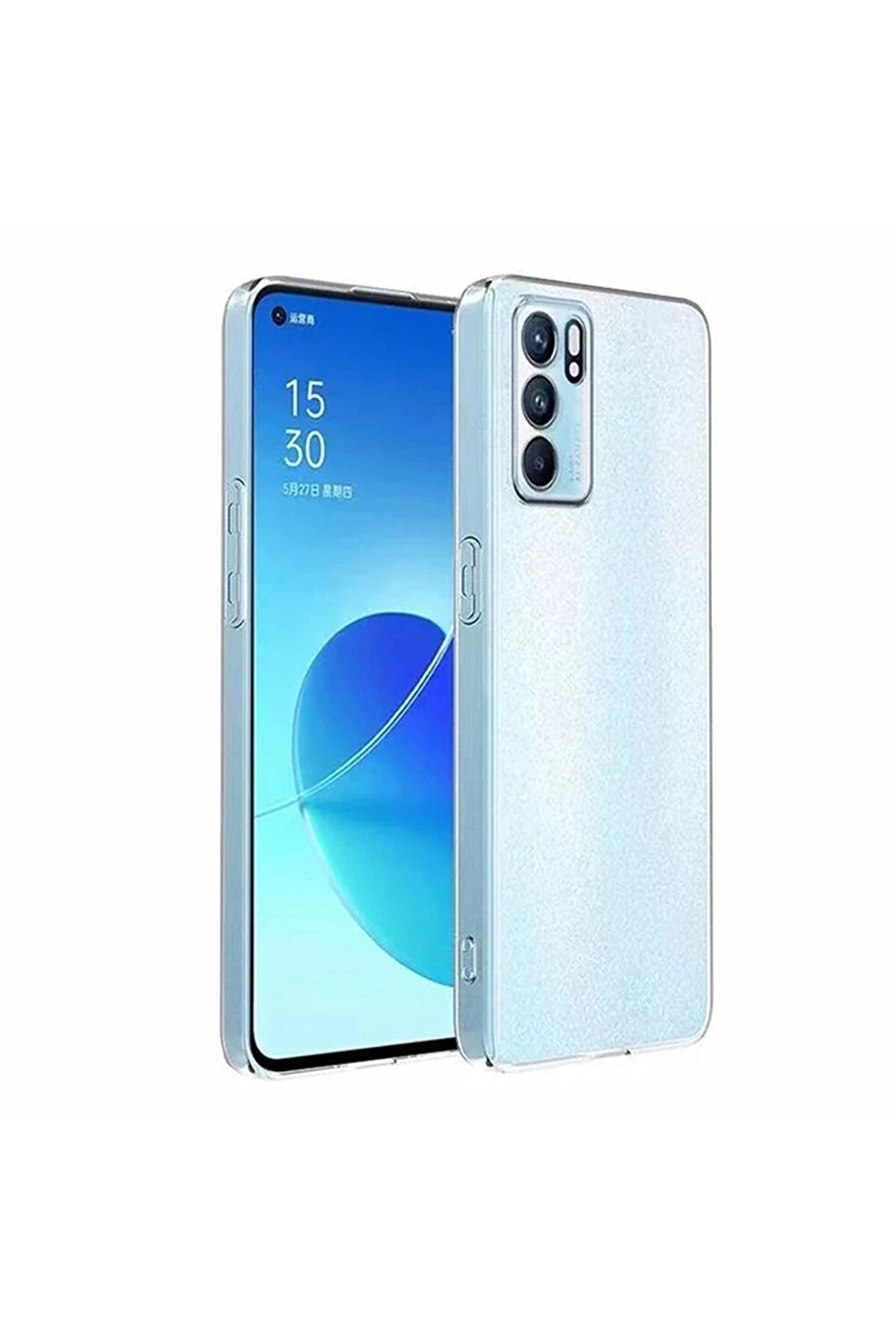 gizmurstore OPPO Reno 7 5G FIND X5 Kılıf Kamera Korumalı Ultra İnce Şeffaf Silikon Kılıf- - GMS4787-3846