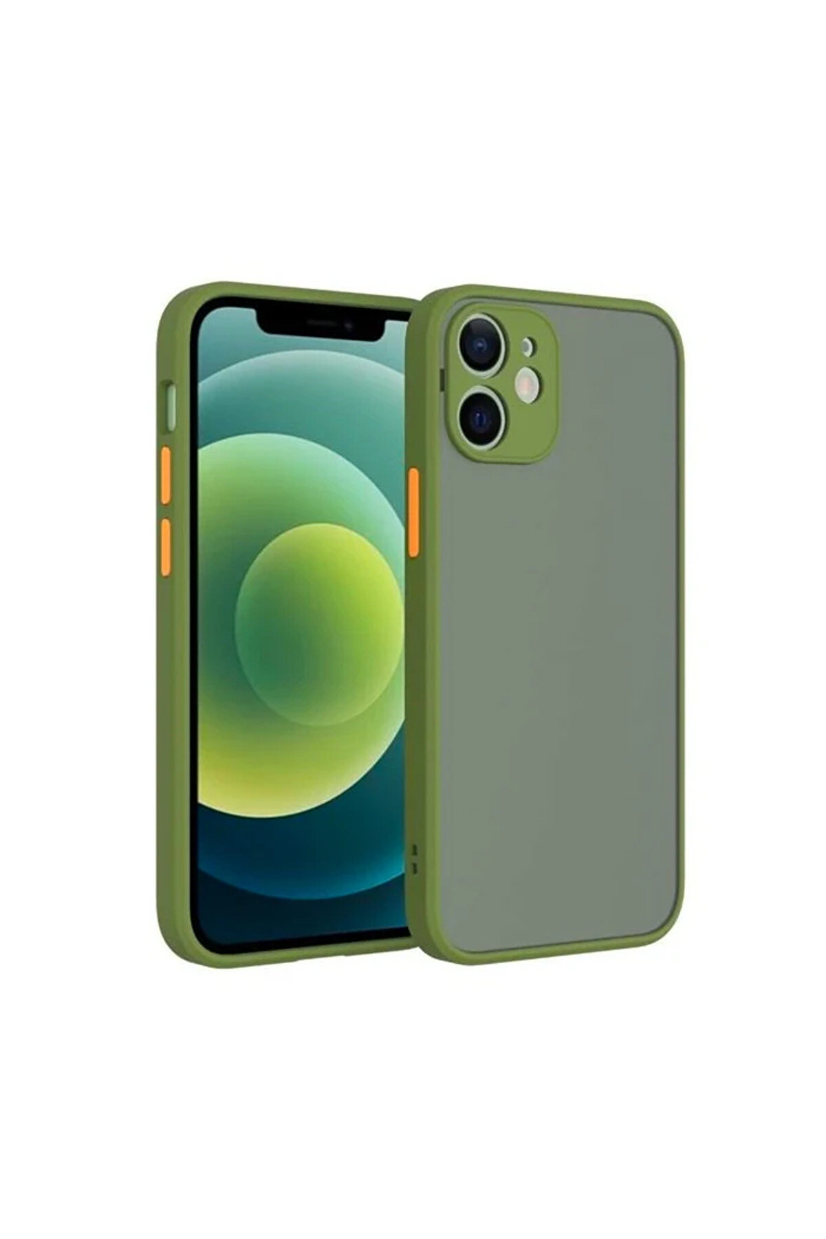 İphone 12 Mi̇ni̇ 5.4İnç Kamera Korumalı Premi̇um Si̇li̇kon Kılıf-(5775) - Gms4120-4584