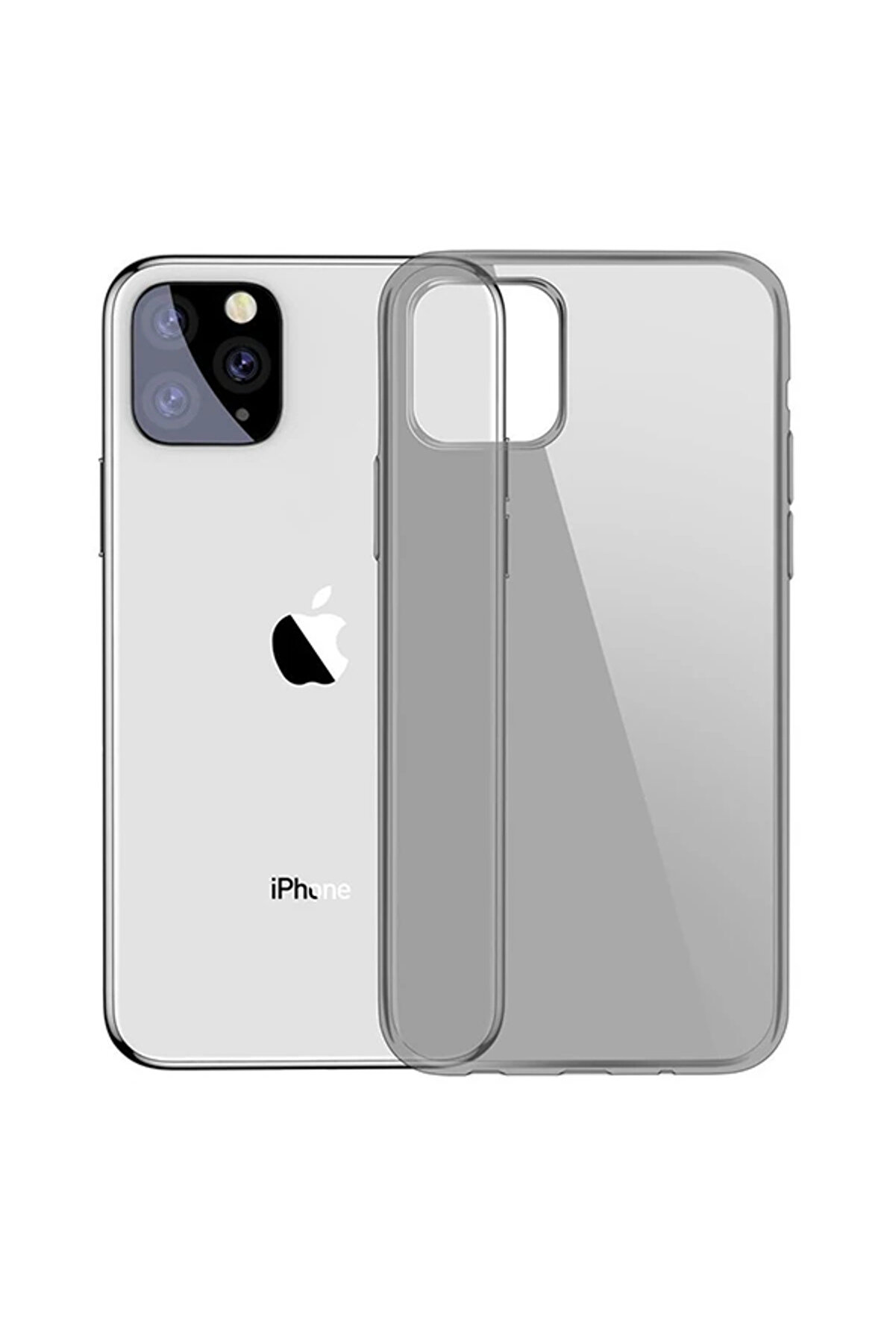 Si̇mpli̇ci̇ty Seri̇es İphone 11 Pro Max 6.5 Kılıf Şeffaf Gel Si̇li̇kon Kılıf-(190 - Dropx3825-7390