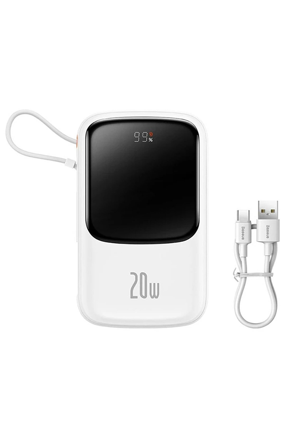 Qpow Pro Di̇ji̇tal Göstergeli̇ 10000Mah 20W Hızlı Şarj Powerbank İphone Li̇ghtni̇ng K - Tms4644-3847