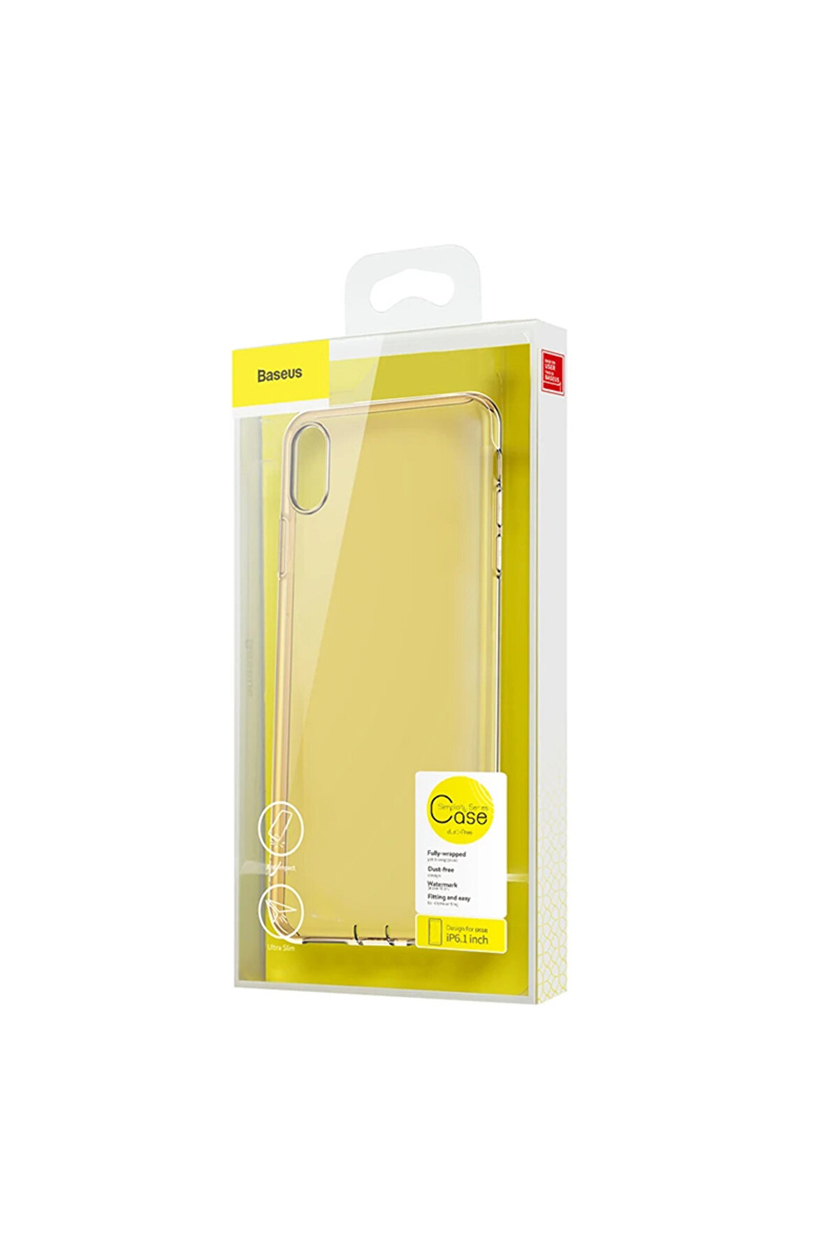 İphone Xr.6.1 Si̇mple Şeffaf Gel Darbe Emi̇ci̇ Si̇li̇kon Kılıf-(5775) - Gms5824-4451