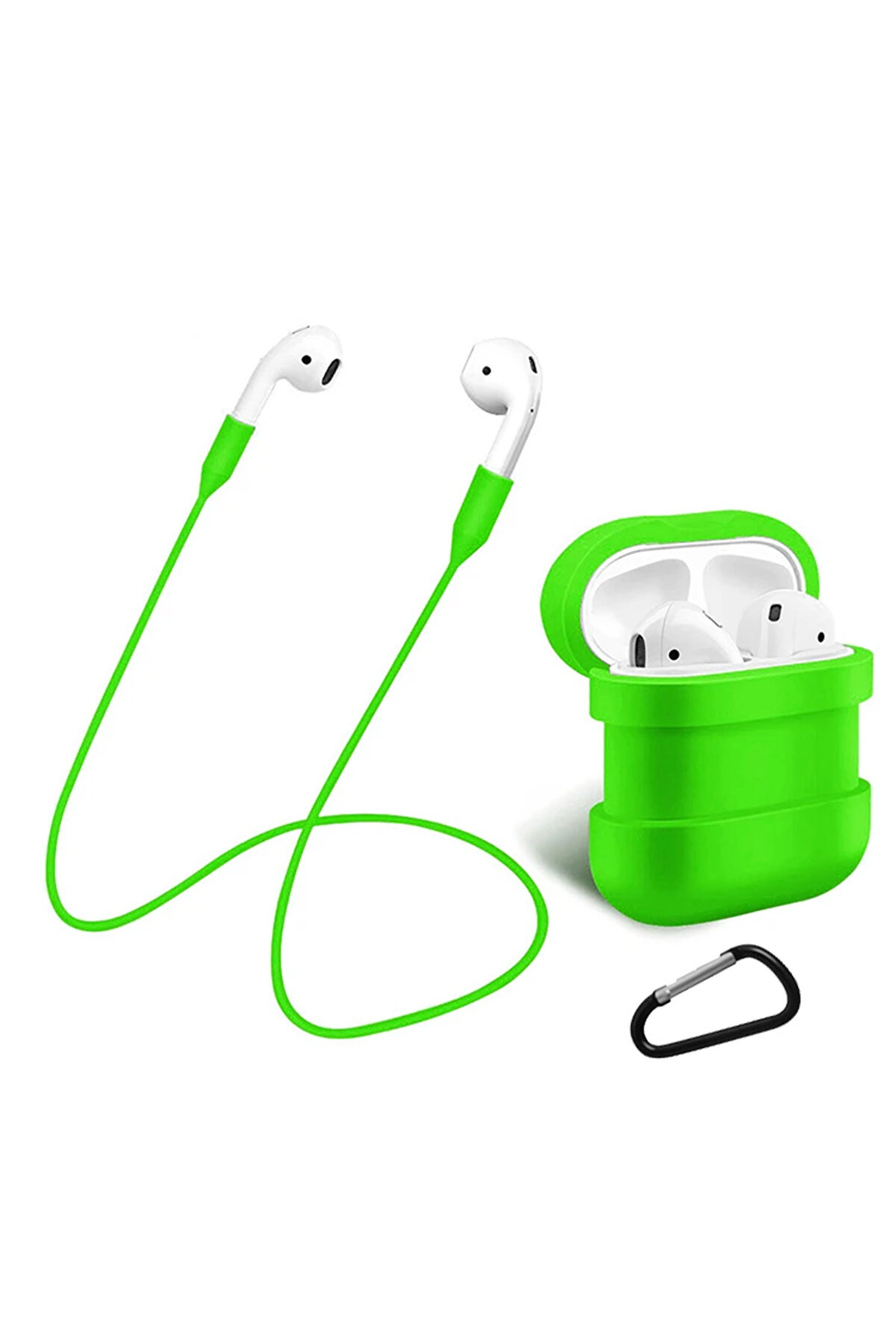 gizmurstore İçin Renkli Strap Kulaklık Askısı Darbe Emici Silikon Kılıf-(5775) - GMS4147-4132