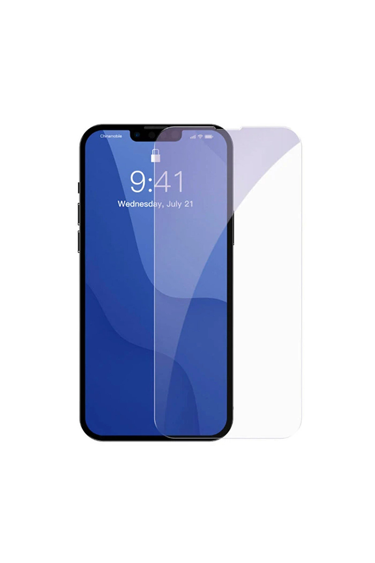 gizmurstore iPhone 13 Pro Max 0.3mm Göz Korumalı Full Cam Ekran Koruyucu 2 Adet Set-(5775) - GMS8666-5542
