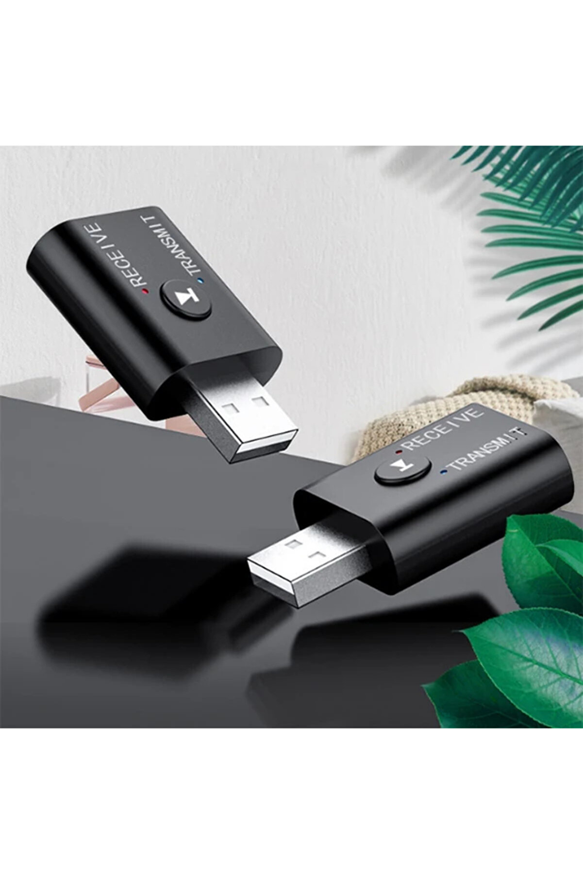 Ally 2İn1 Bluetooth 5.0 Mi̇ni̇ Usb Adaptör+Fm Transmi̇tter-(5775) - Gms1120-9748