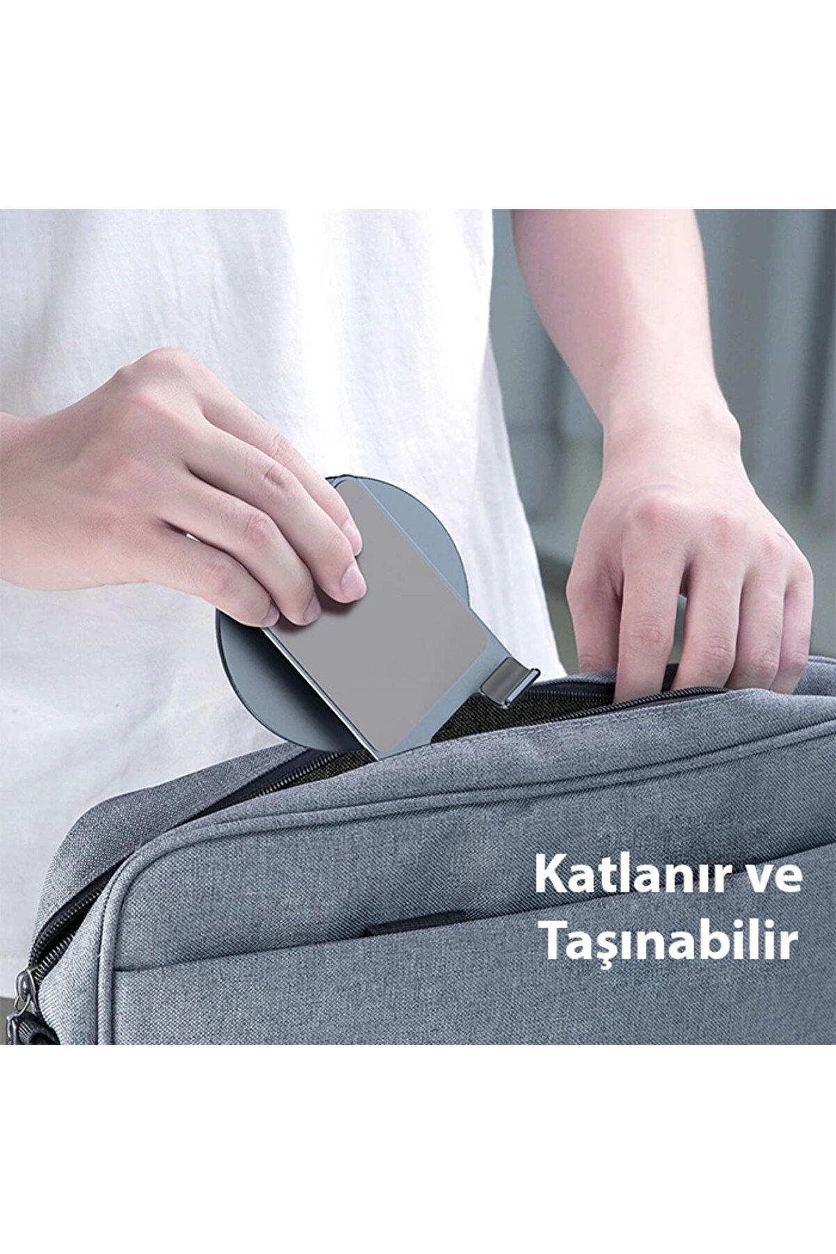 Dux Duci̇s Es Seri̇es Alümi̇nyum Alaşımlı 360° Dönebi̇len Katlanır Telefon St - Dropx4252-4460