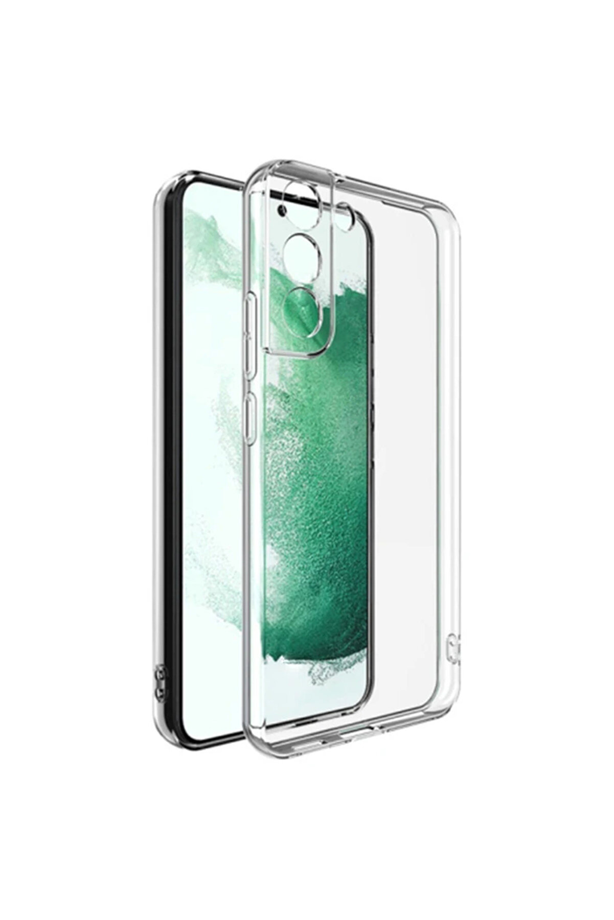 CepteToptan Ally SM Galaxy S22 Plus Kılıf Kamera Korumalı Ultra İnce Şeffaf Silikon Kı - DROPX6770-1324