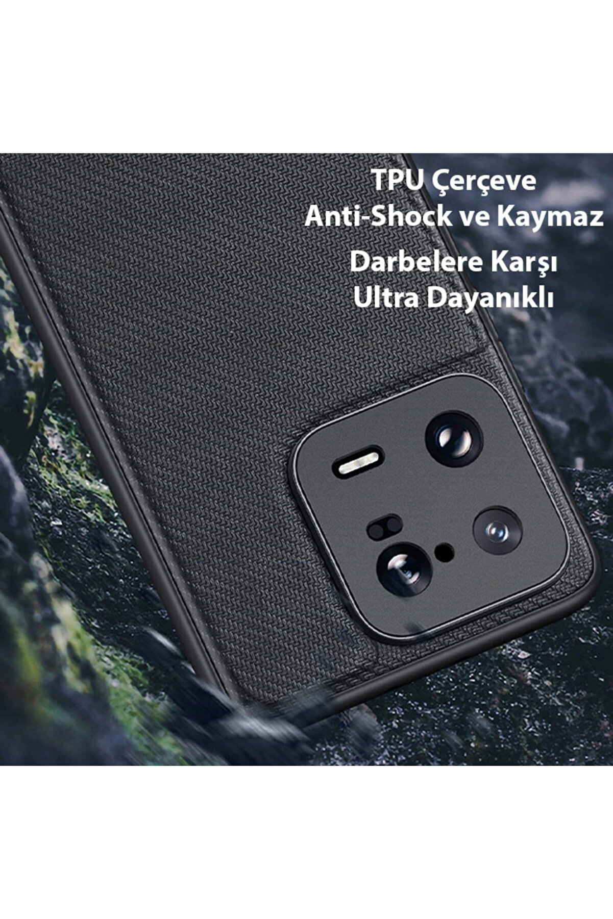 Dux Duci̇s Xi̇aomi̇ 13 Pro Fi̇no Seri̇si̇ Premi̇um Dokuma Si̇li̇kon Kılıf-(1903) - Dropx5956-3684