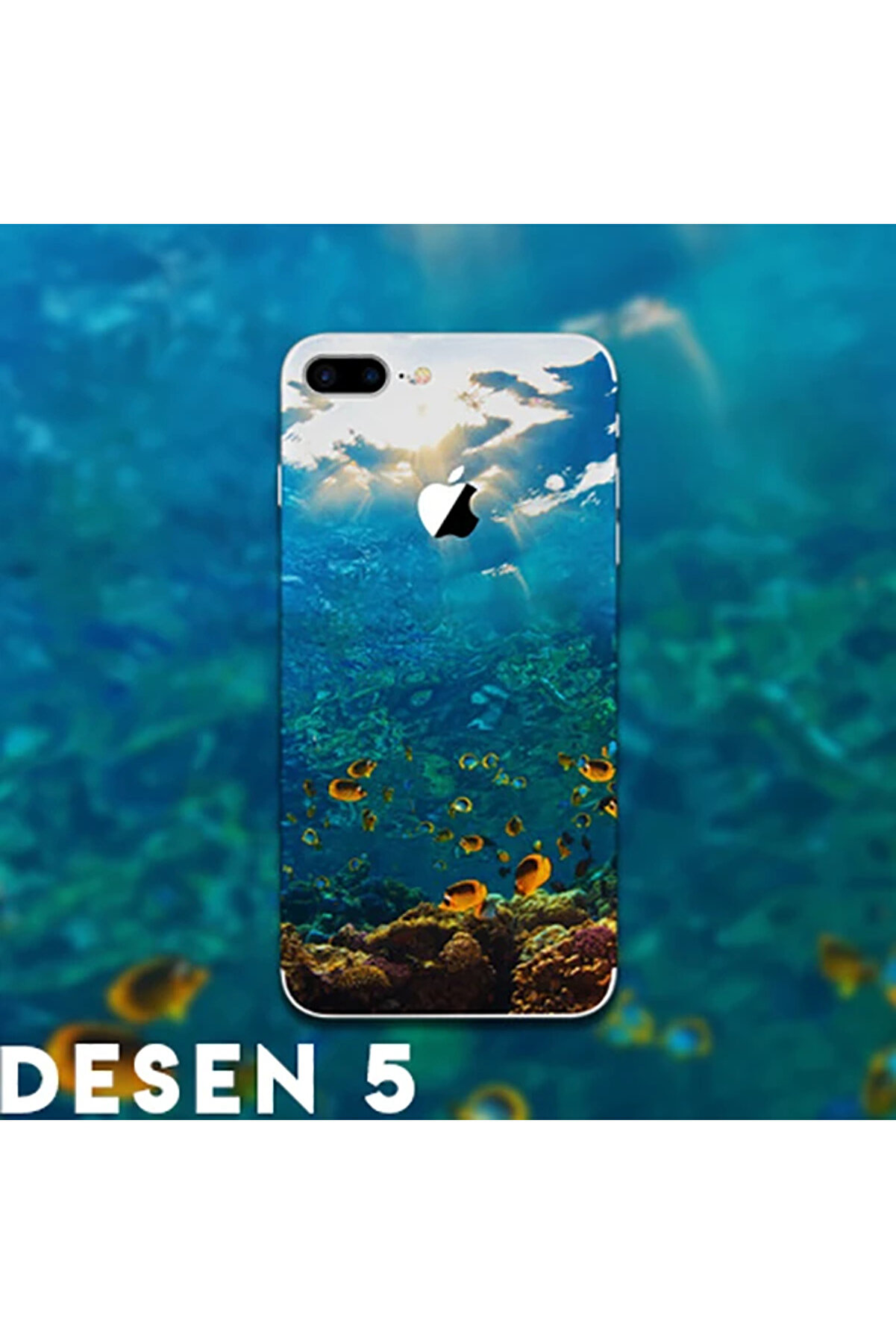 İphone 8 Plus Tayvan Kali̇te Creati̇v Desenli̇ Telefon Kaplaması Sti̇cker-(1903) - Dropx5816-7733