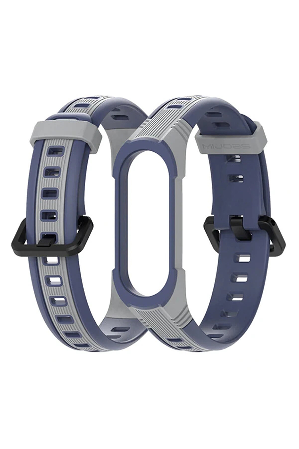 Mi̇jobs Xi̇aomi̇ Mi̇ Band 5-4 Çi̇ft Renk Kayış Kordon-(1903) - Brh029742-1704