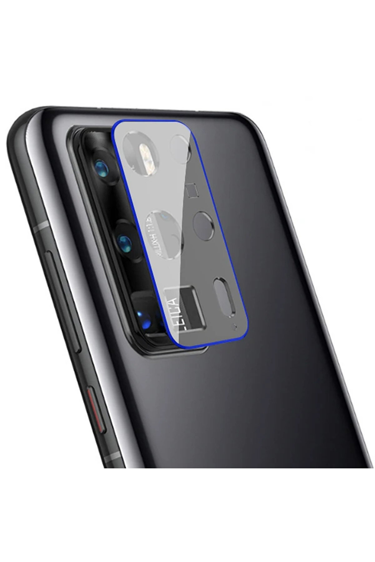 Huawei̇ P40Pro+ Plus Uyumlu Kamera Koruma Cam+ Metal Lens Full Set Bi̇rleşi̇k-(5775) - Hrn1751-2816
