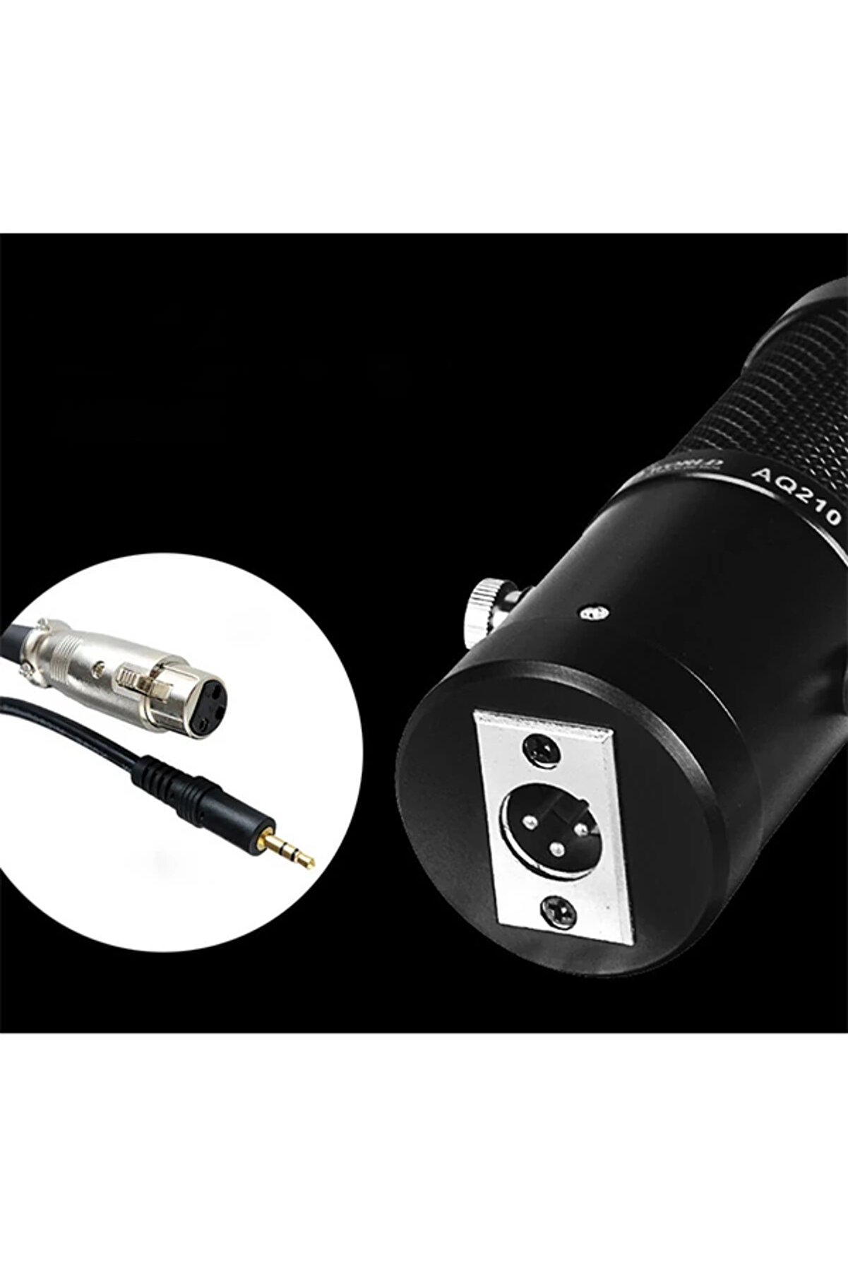 Aq210 Condenser Stüdyo Profesyonel Kayıt Ve Yayın Mi̇krofonu Studi̇o-(5775) - Gms3963-9185