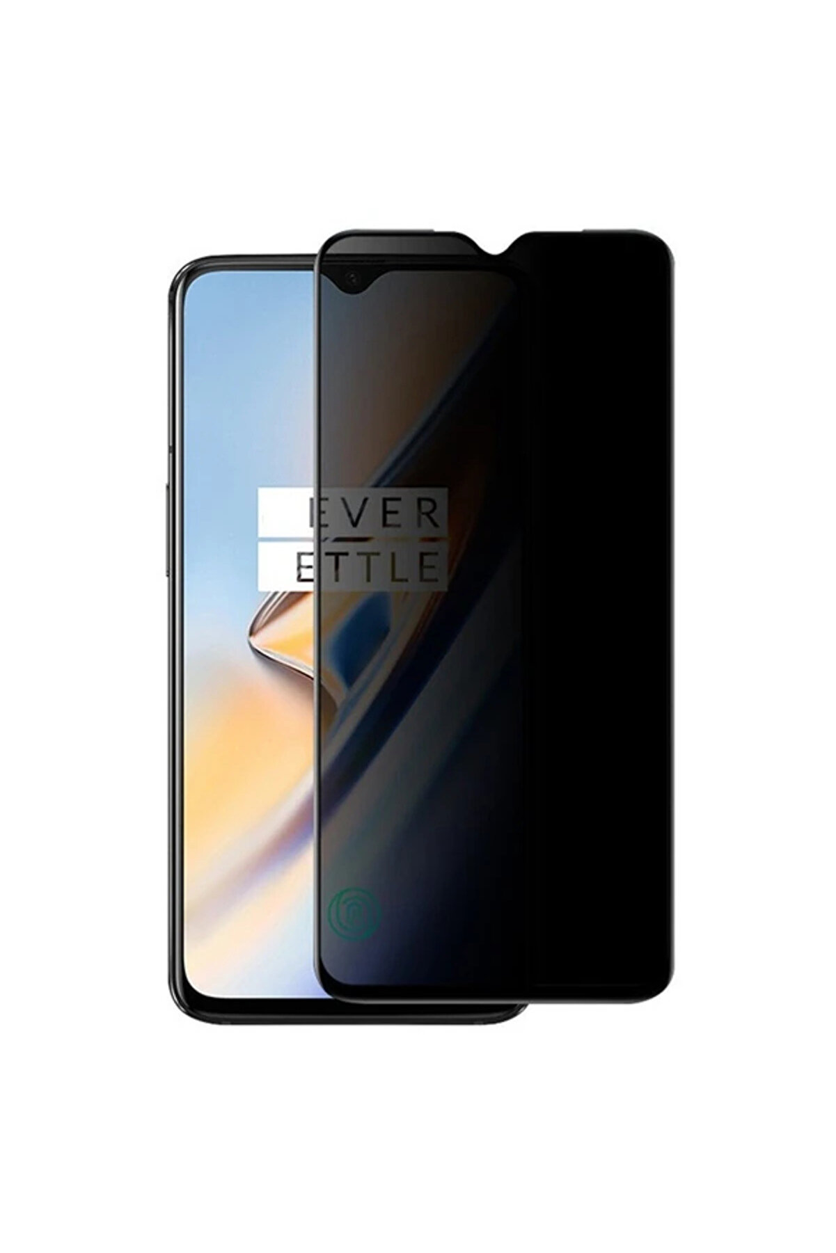 CepteToptan Oneplus 7 3D Full Privacy Gizlilik Tempered Cam Ekran Koruyucu-(1903) - DROPX1784-7942