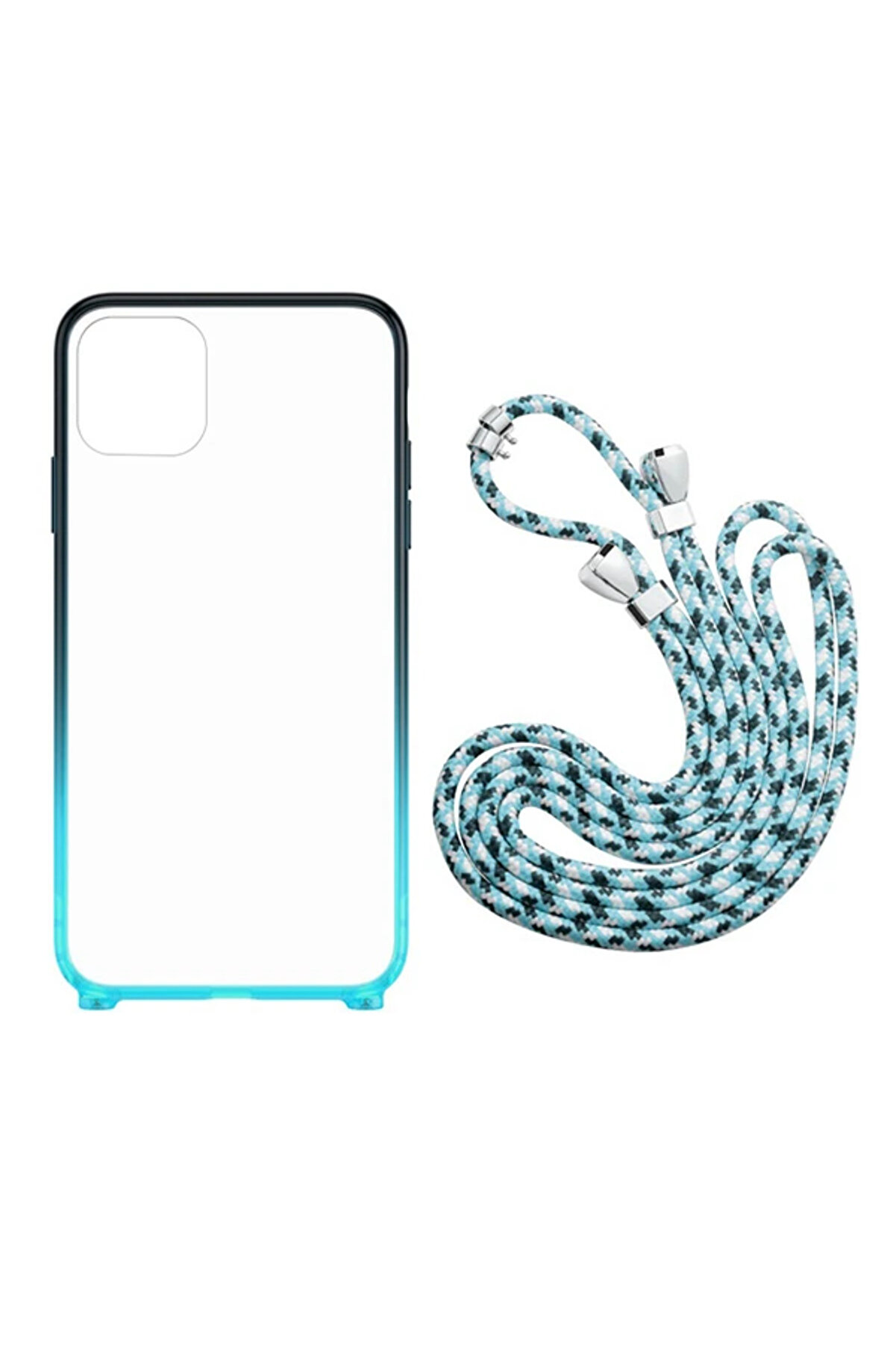 Element Crossbody Protecti̇ve İphone 11 Pro Max 6.5 Askılı Koruyucu Si̇li̇kon Kı - Dropx2569-6073
