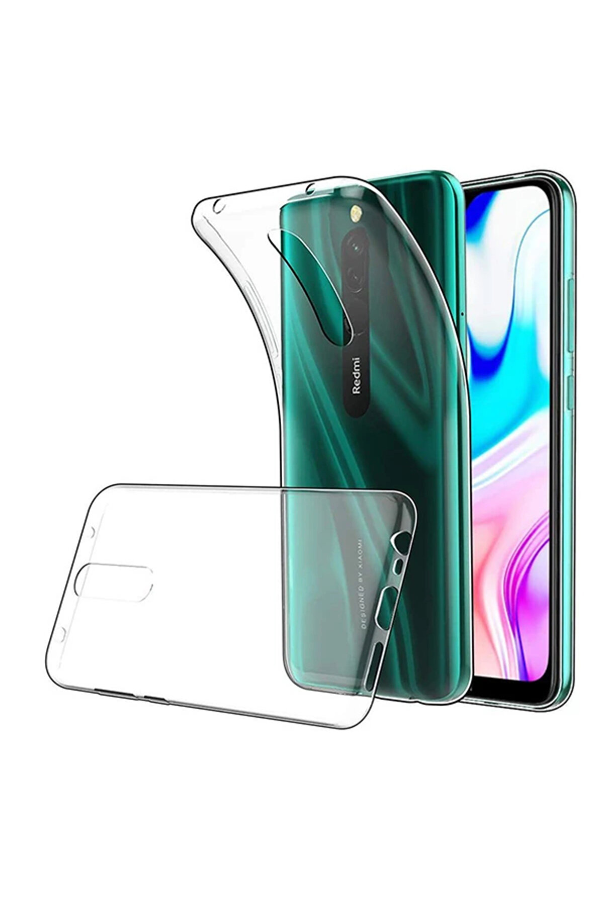 Xi̇aomi̇ Redmi̇ 8 Kamera Korumalı Si̇li̇kon Kılıf-(5775) - Gms2200-8038