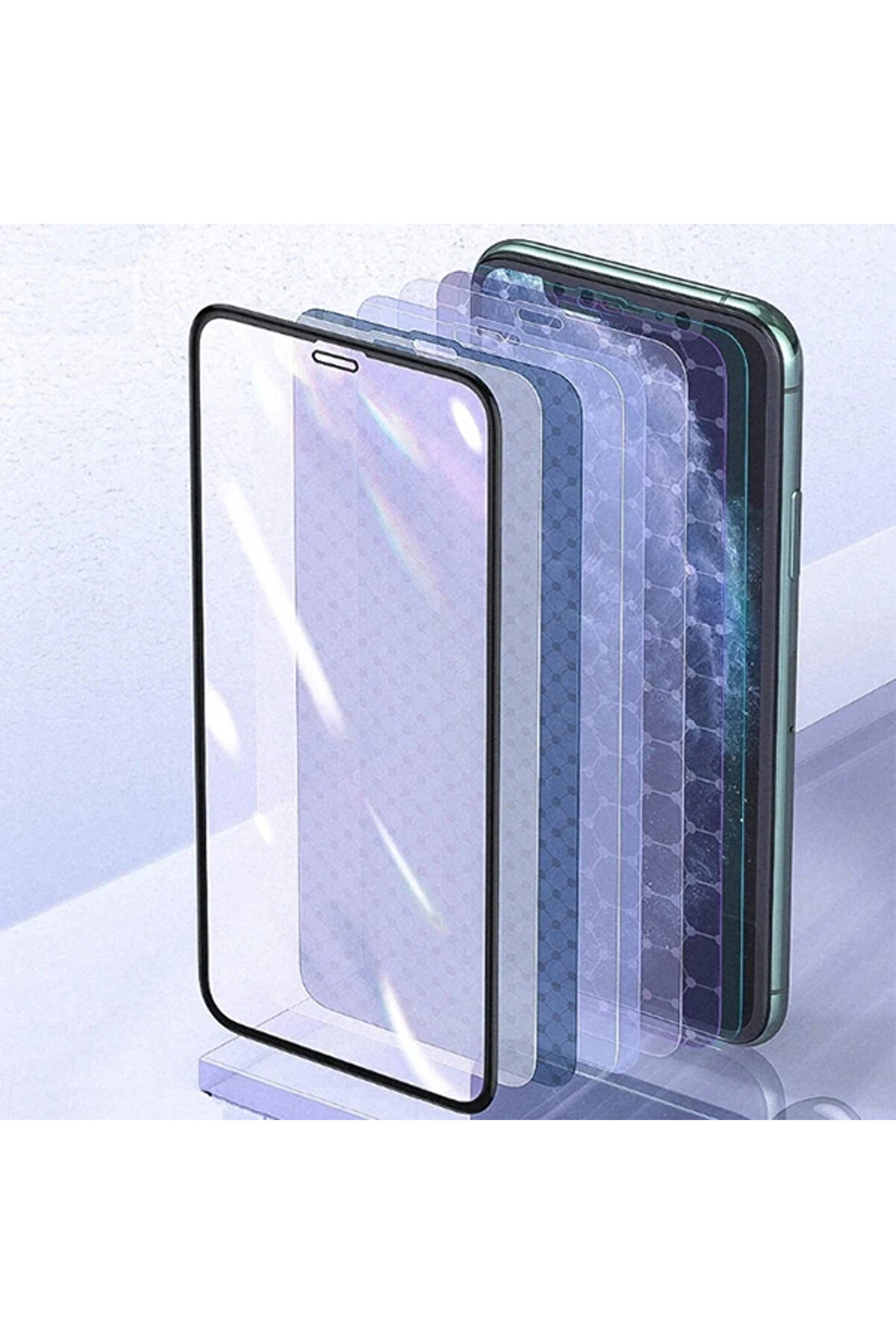 0.25Mm İphone 11 Pro- Xs-X 3D Curved Full Kaplama Kırılmaz Cam Ekran Koruyucu - Dropx1282-5116