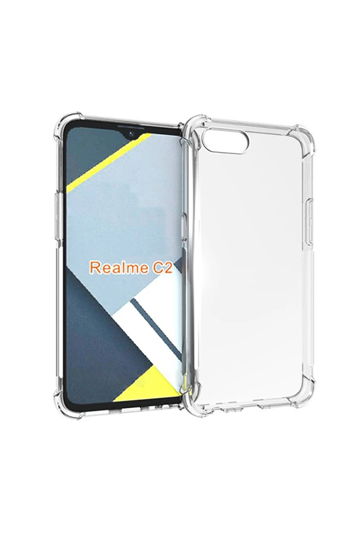 CepteToptan Oppo Realme C2 Anti-Drop Darbe Emici Silikon Kılıf-(1903) - DROPX9617-4536
